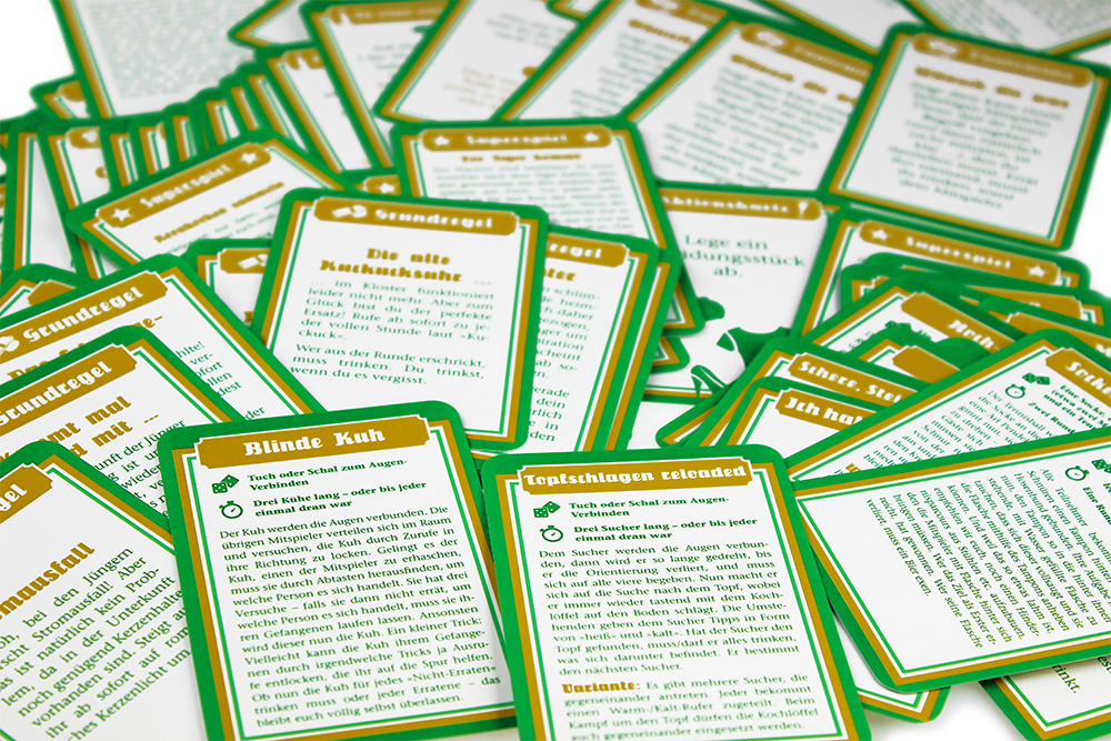 Trinkspiel mit 64 Spielkarten, Meister Suff Partyspiel für Gruppen, Legendäres Karten Trinkspiel, Trinkspiel Karten für Saufspiele