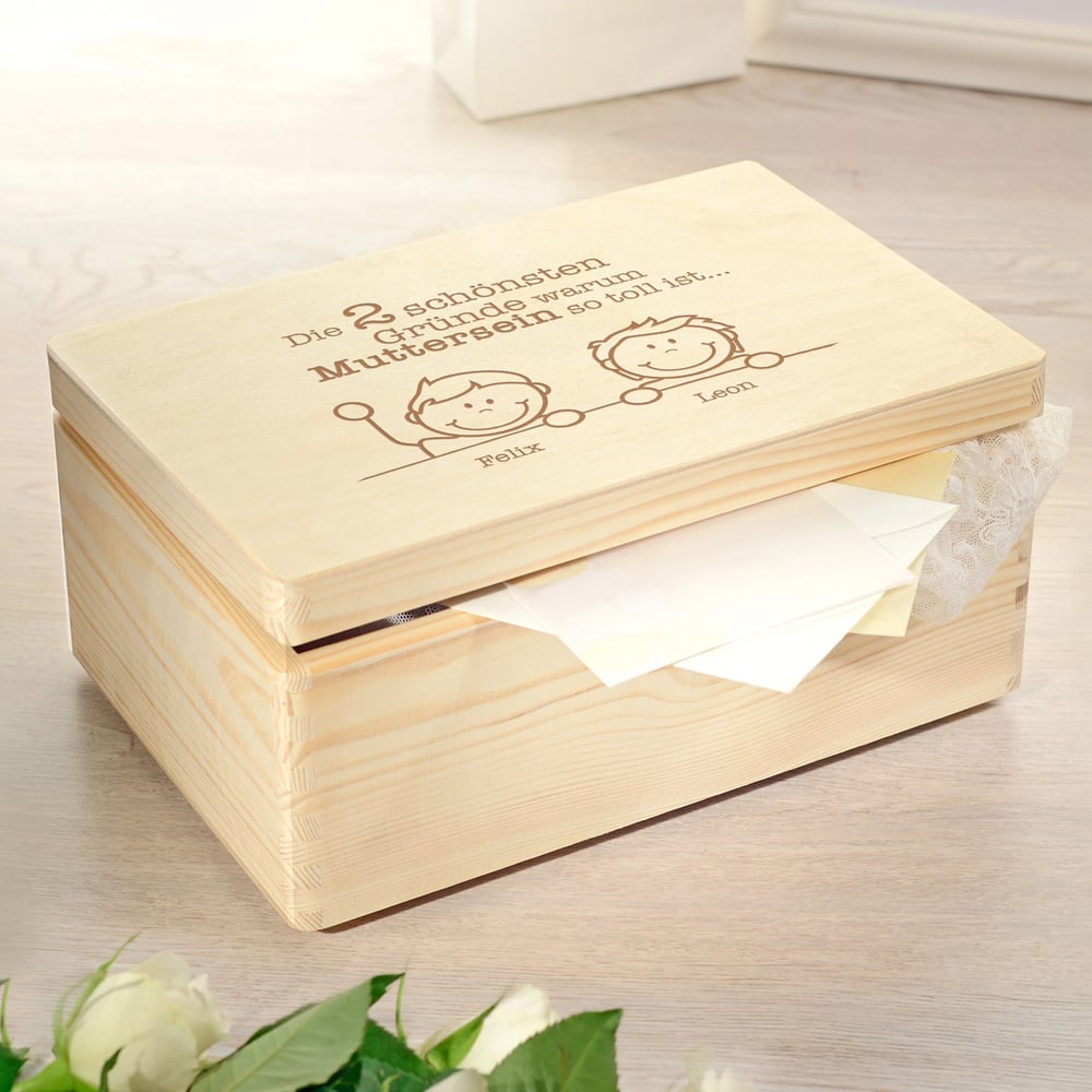 Erinnerungsbox Muttersein - Personalisierte Memory Box 2