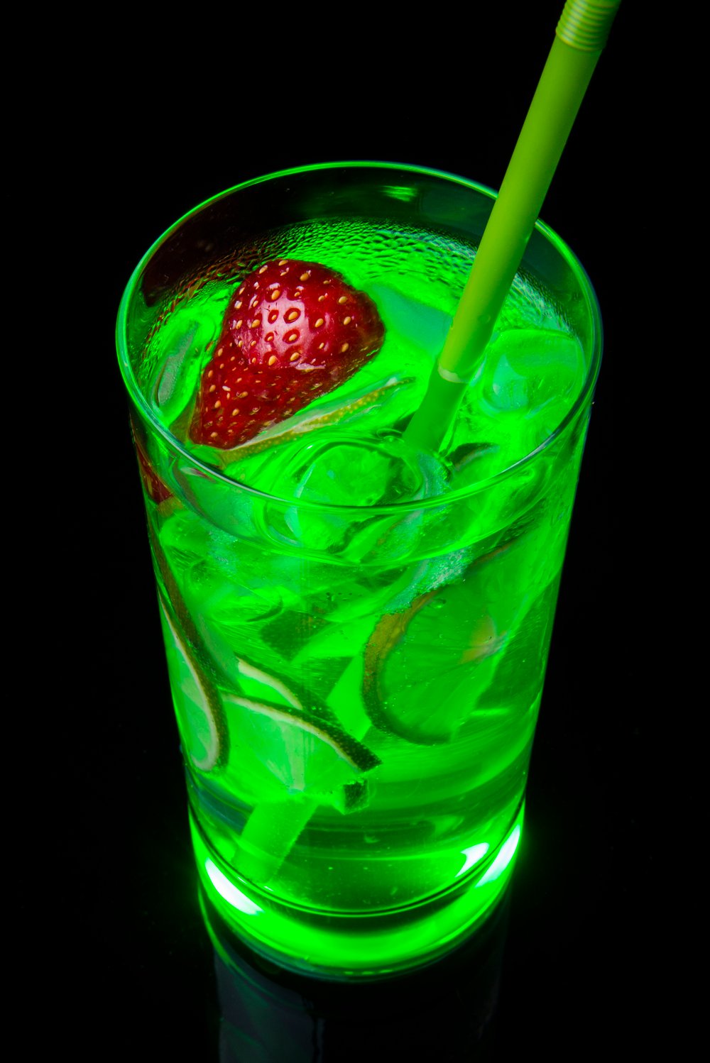 Leuchtendes Touch Glas - grün