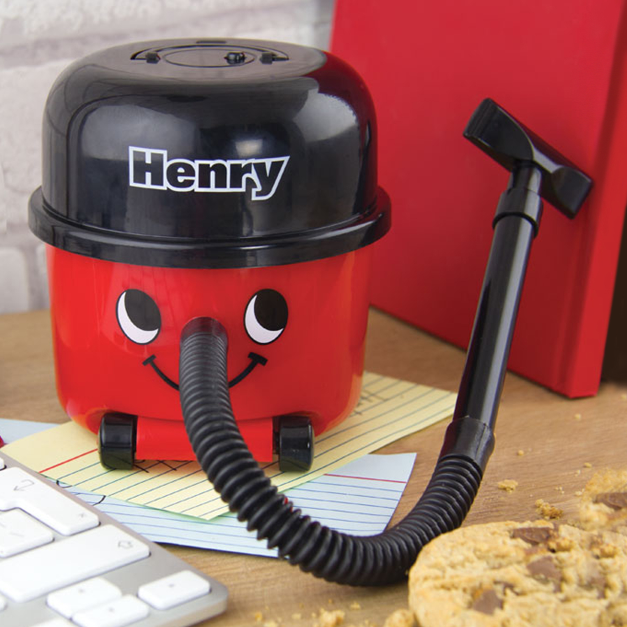 PC Staubsauger für die Tastatur, Mini Staubsauger - Henry für den Schreibtisch, Büro Geschenk