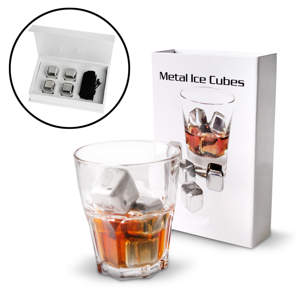 Metal Cubes - Eiswürfel aus Stahl Metal Cubes - Eiswürfel aus Stahl