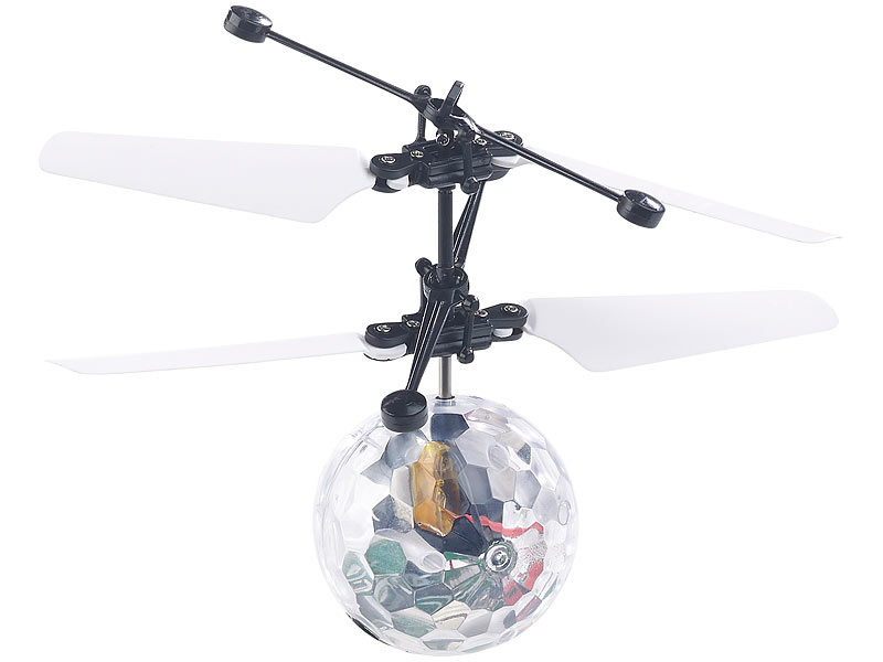 Fliegender Heli Ball mit LED-Beleuchtung