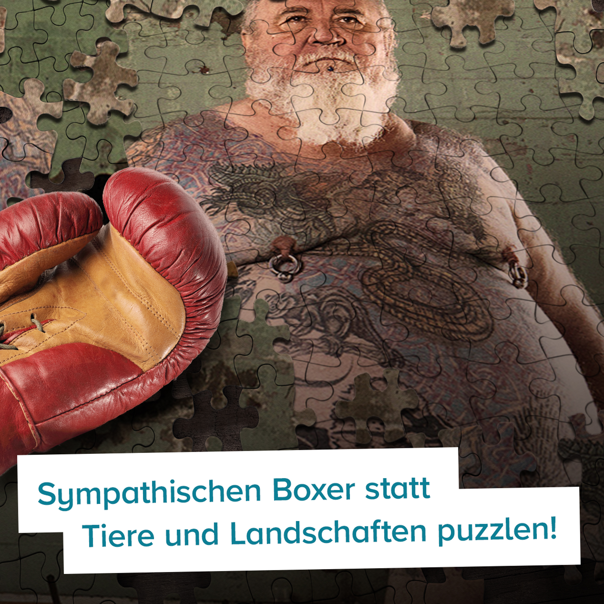 XXL Puzzle 1000-teilig - Boxer Motiv 3
