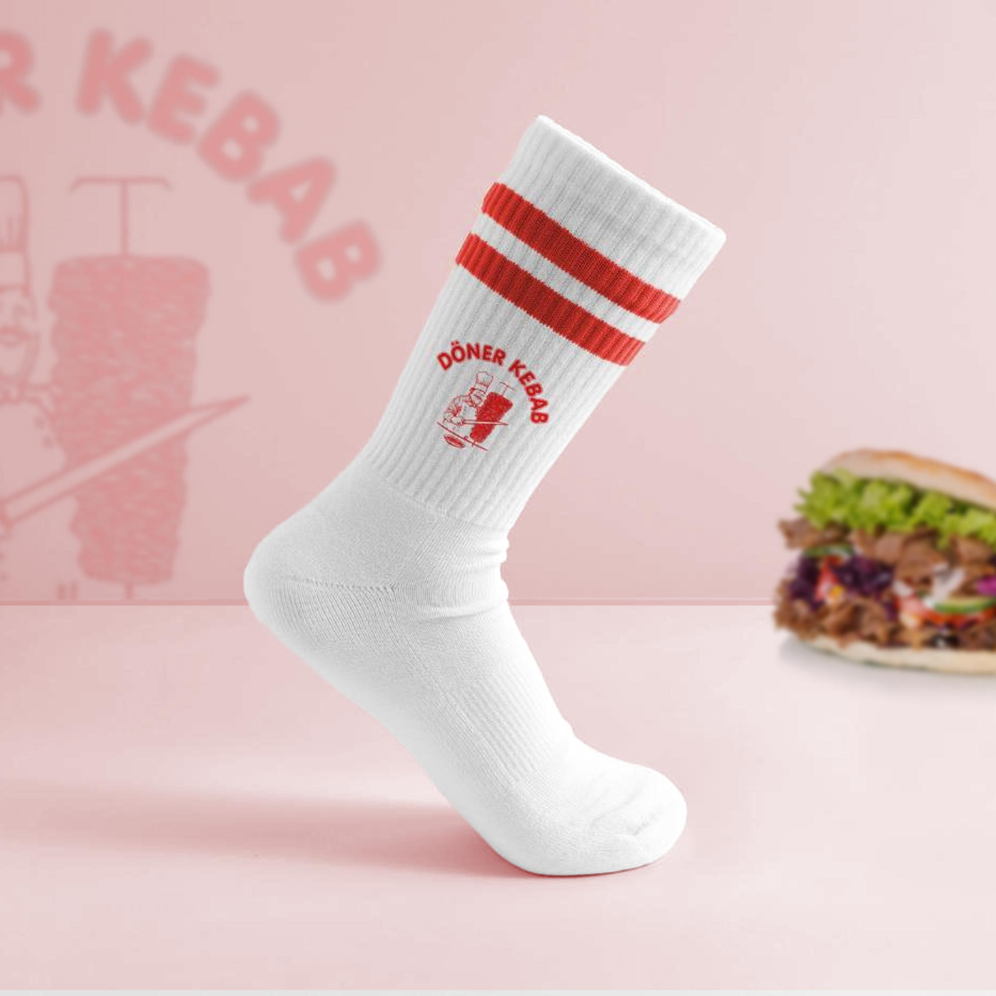Tennissocken Döner Kebab – Für stylishe Fast-Food-Fans Tennissocken Döner Kebab – Für stylishe Fast-Food-Fans