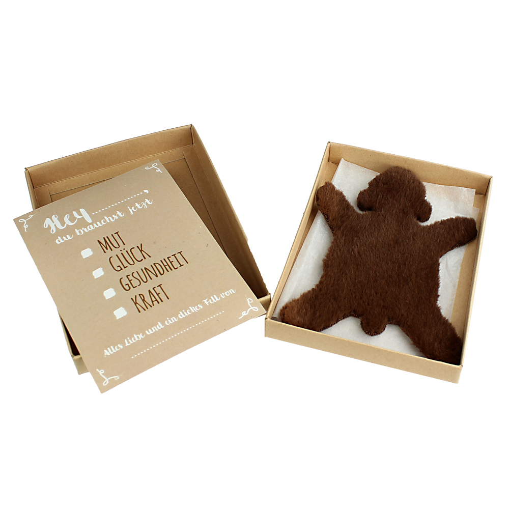 Dickes Fell - Braunbär - mit Geschenkbox Dickes Fell - Braunbär - mit Geschenkbox
