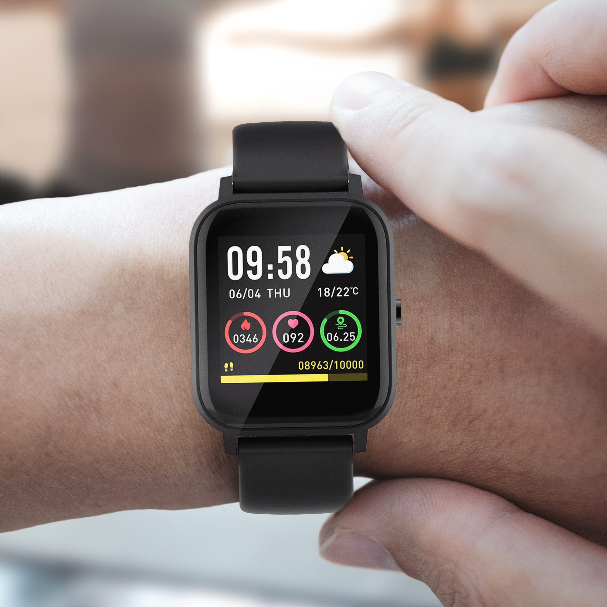 Smartwatch Sportuhr - Wasserfeste Armbanduhr 0