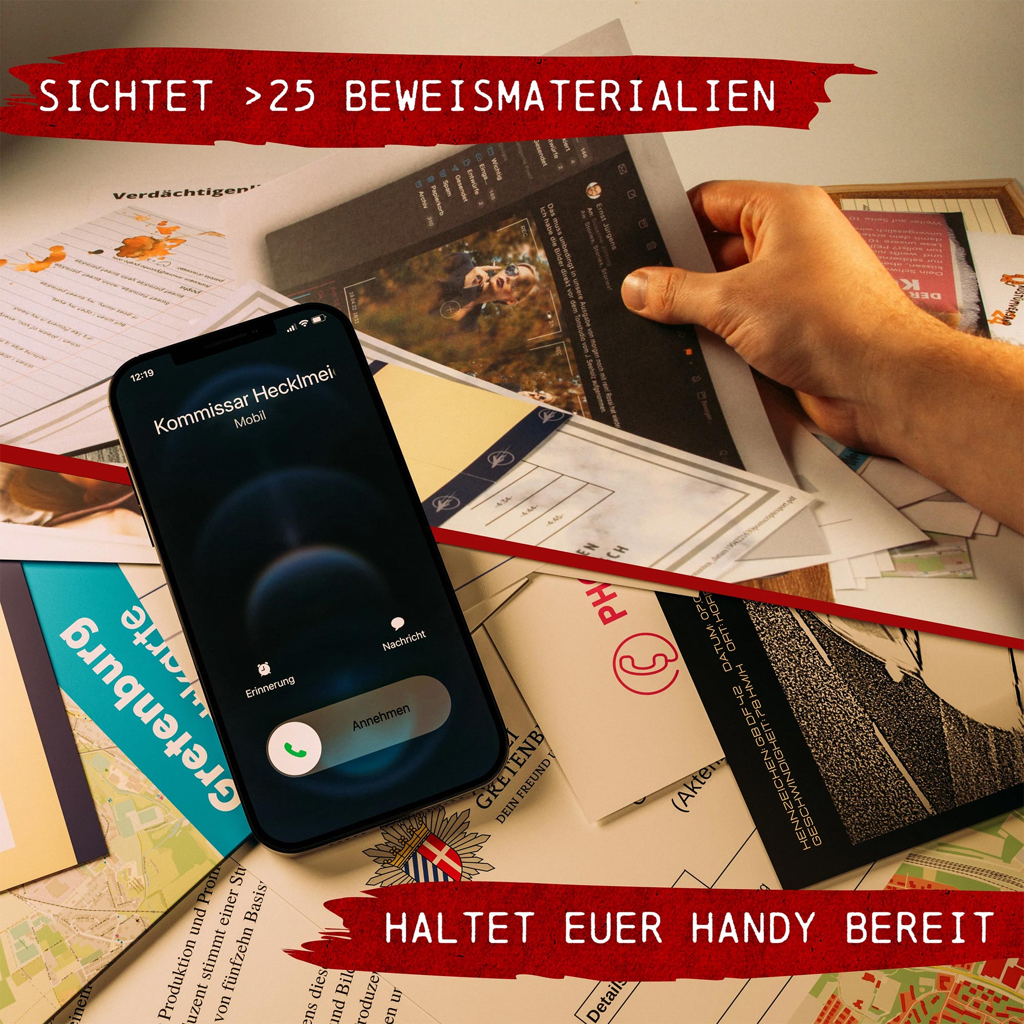 Spannendes Krimi Detektivspiel - Tatort Tonstudio