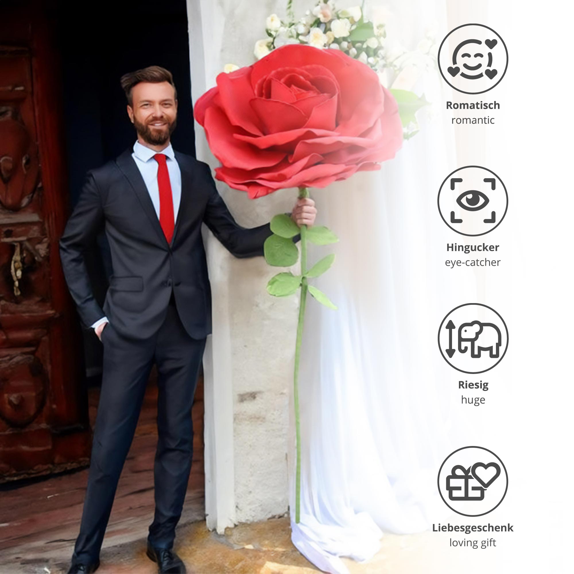 XXL Rose - ultimatives Liebesgeschenk