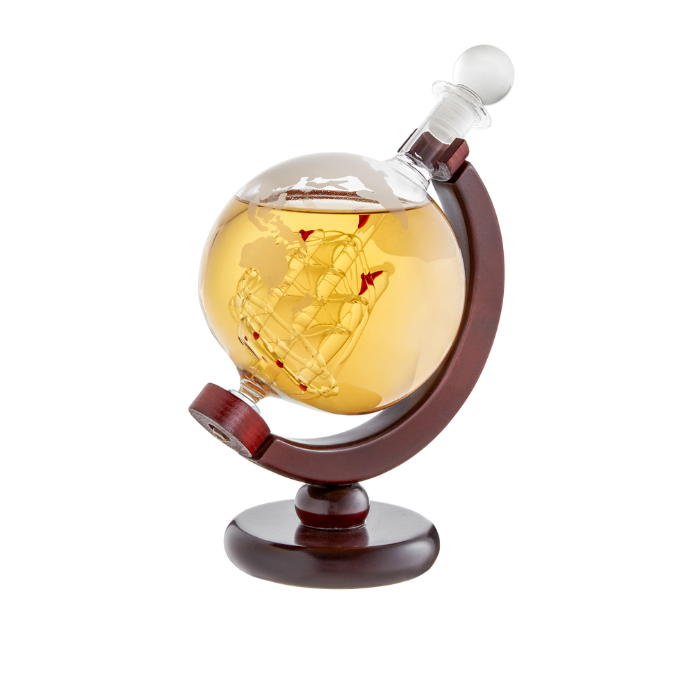 Whiskykaraffe - Globus - Glasdekanter