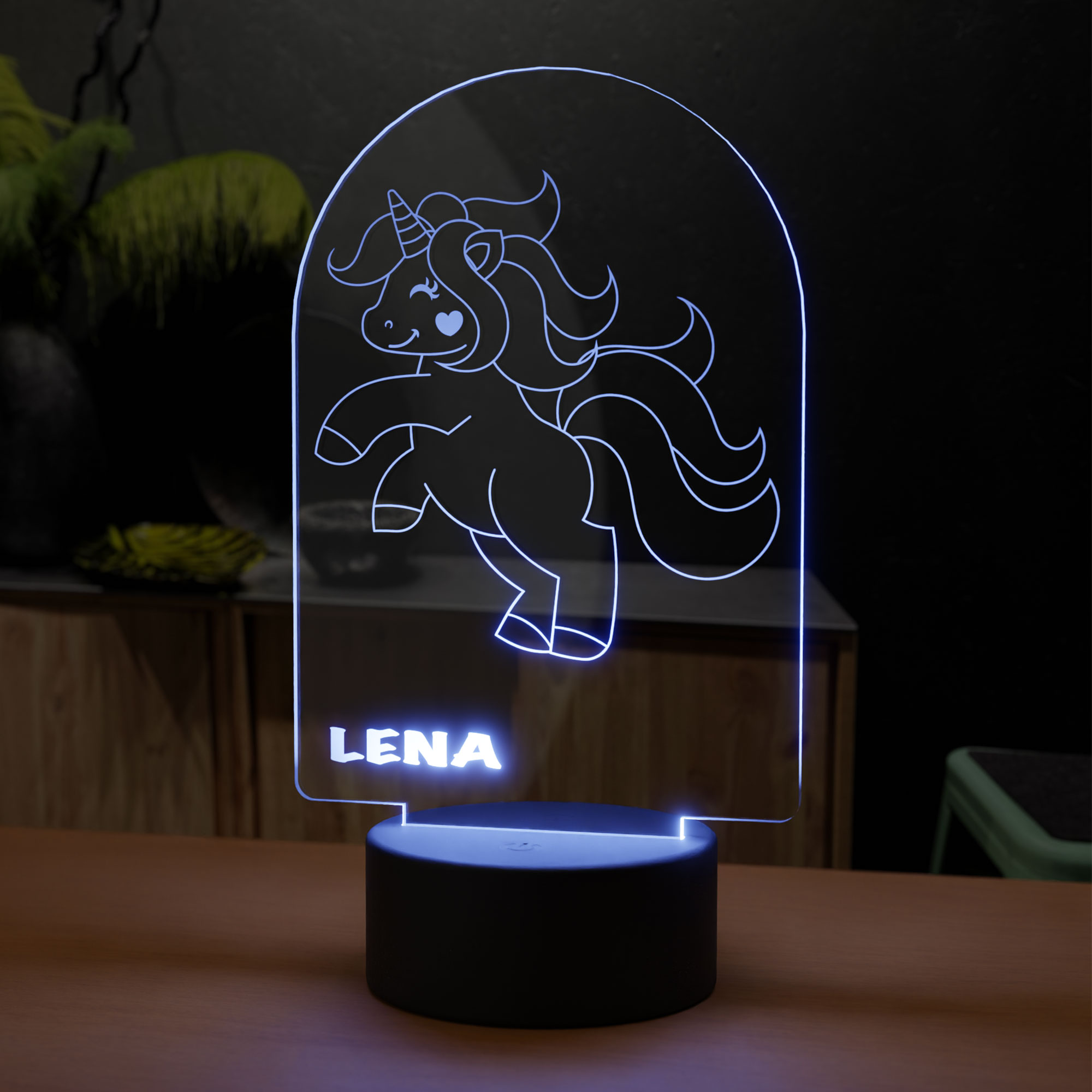 Plexiglas-LED Einhorn