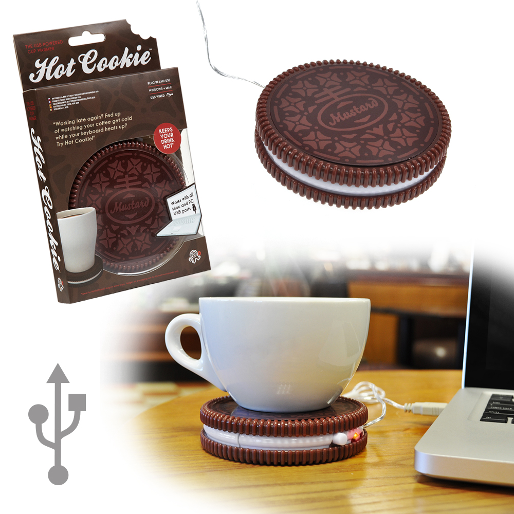 Tassenwärmer USB - Hot Cookie - Untersetzer für Becher Kaffeetassen