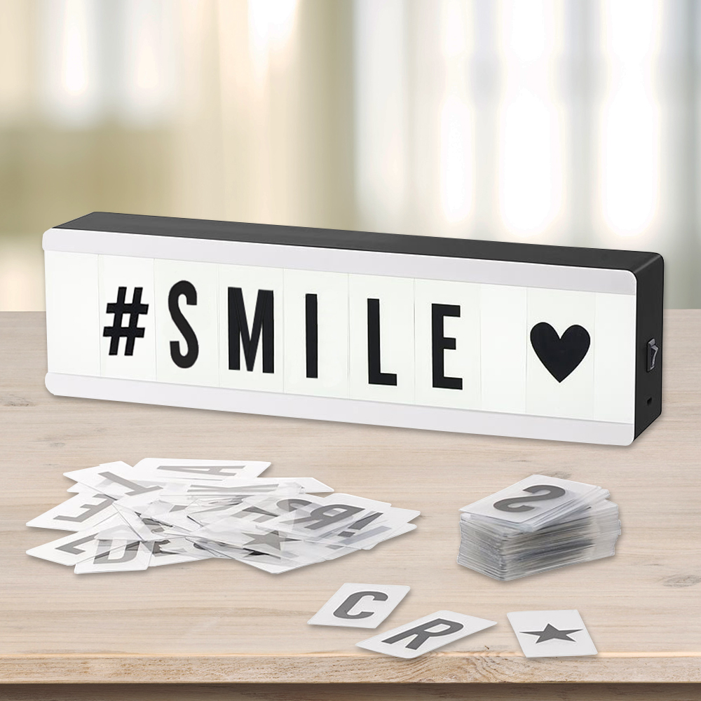 Leuchtschild im Lightbox-Design Leuchtschild im Lightbox-Design