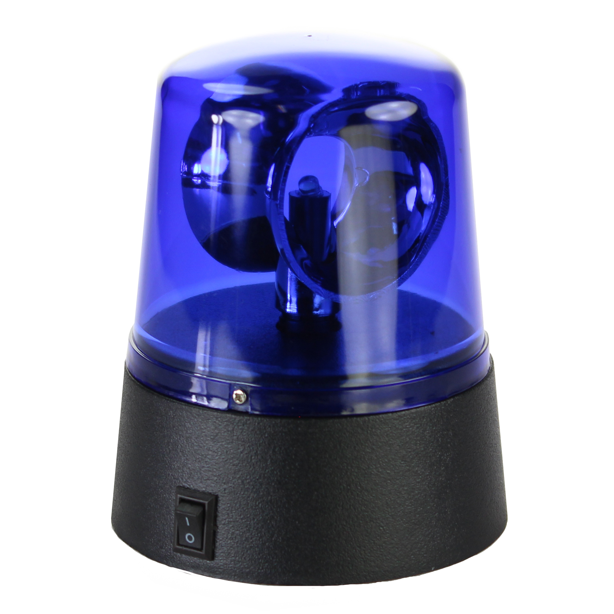 Discobeleuchtung - Partylicht mit blauer LED, Blaulicht Lampe Party Beleuchtung, Disco Licht als Partyzubehör, Polizeilicht für blaue Spezialeffekte