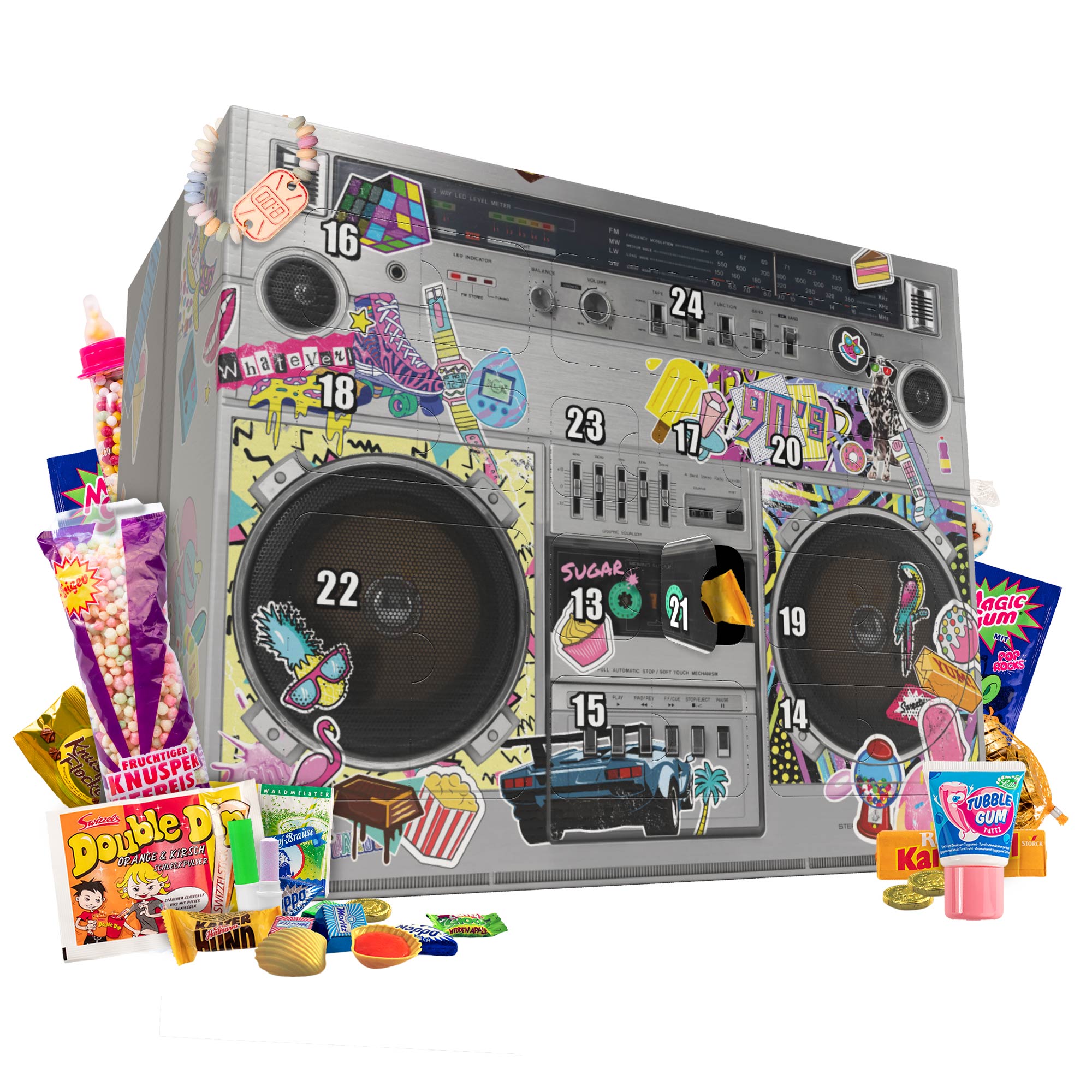 Retro Süßigkeiten Adventskalender Retro Süßigkeiten Adventskalender 1