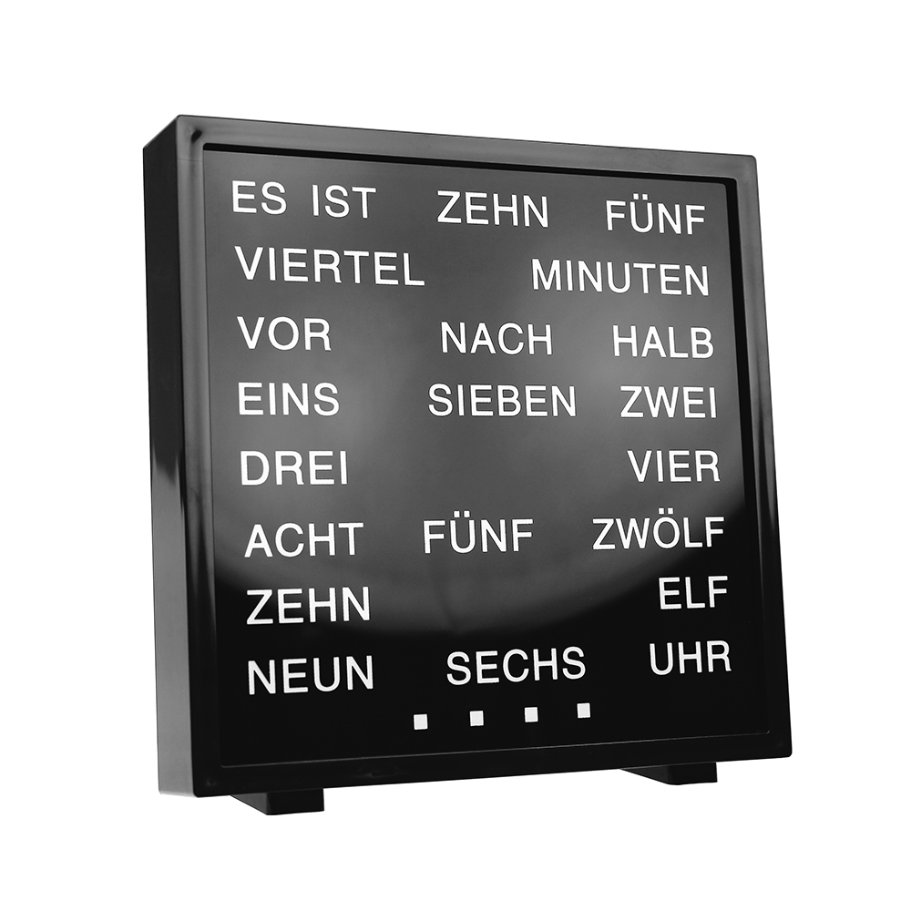 LED Uhr mit Wortanzeige