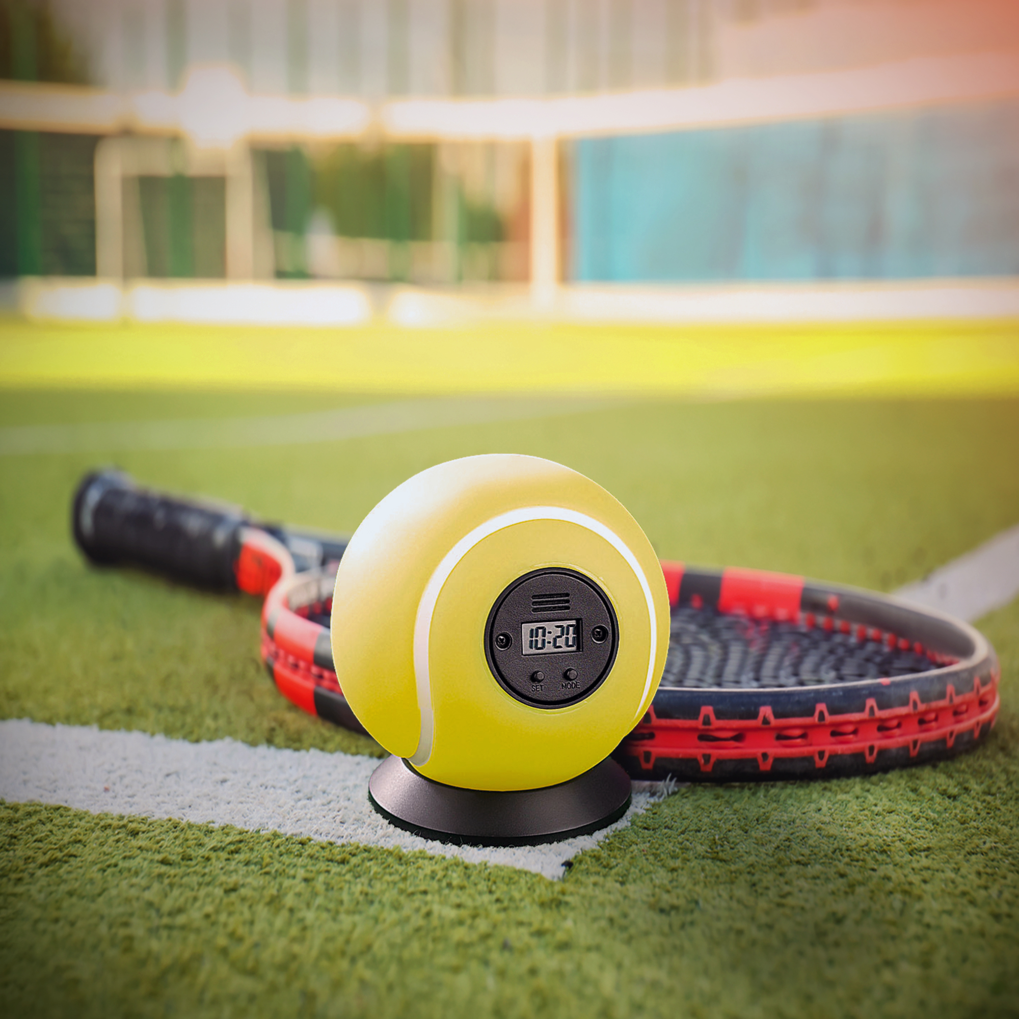 Wecker zum Werfen - Tennisball Wecker zum Werfen - Tennisball
