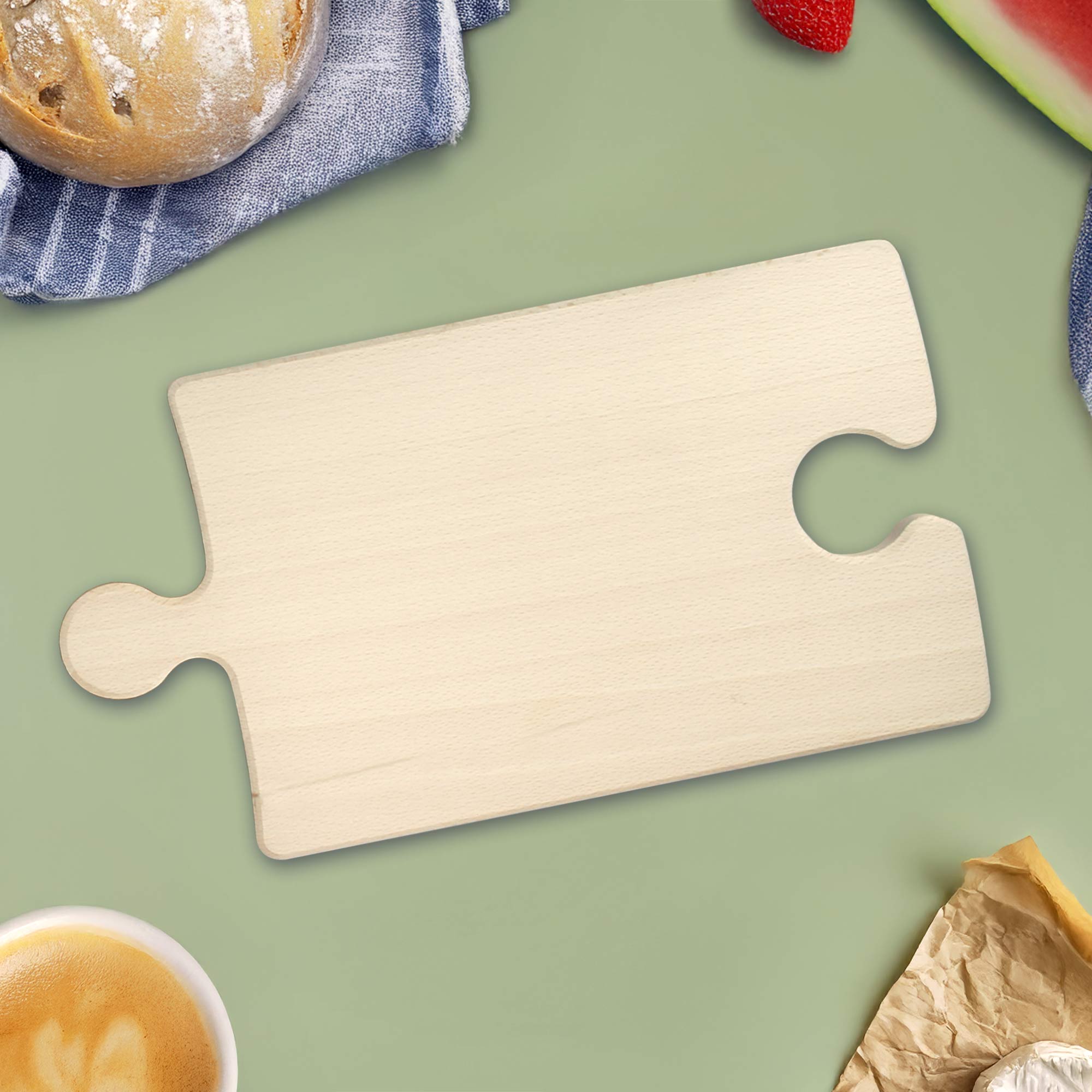 Puzzle Schneidebrett - Holz Servierplatte Puzzle Schneidebrett - Holz Servierplatte
