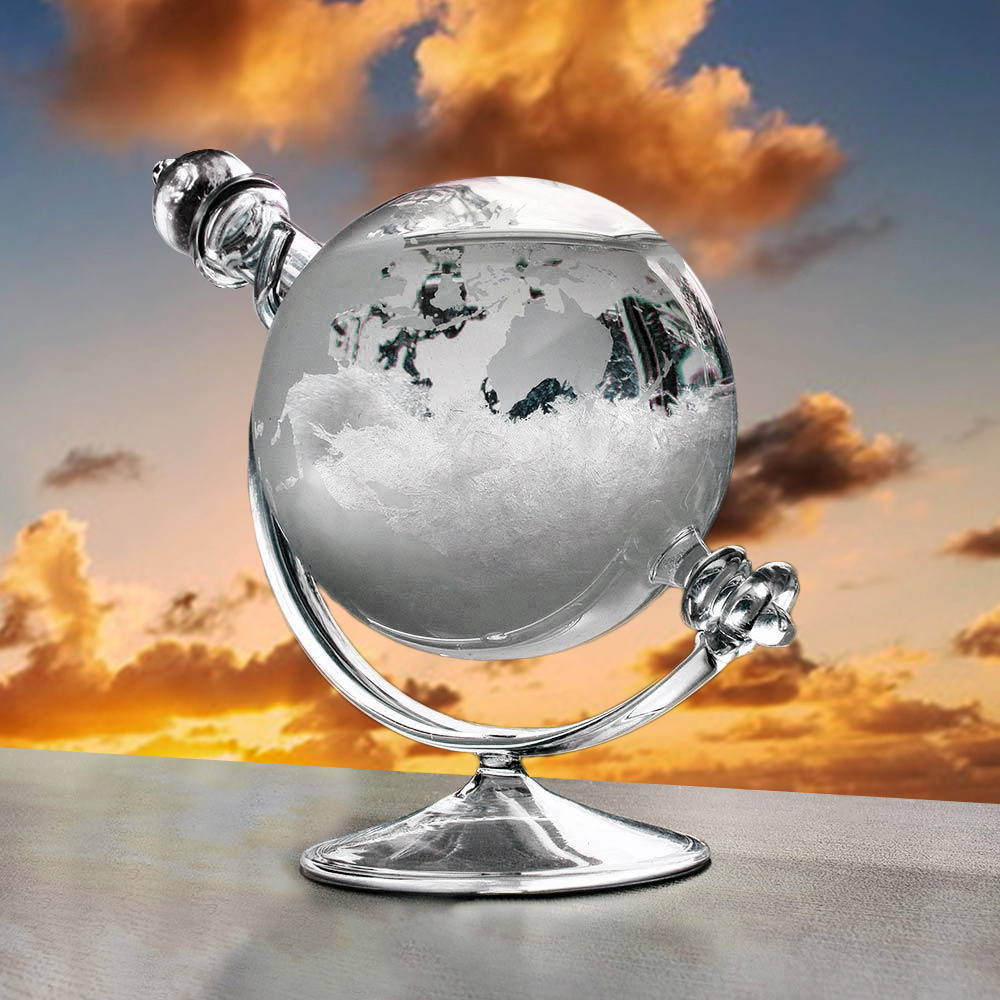 Sturmglas Globus zur Wetterprognose Sturmglas Globus zur Wetterprognose