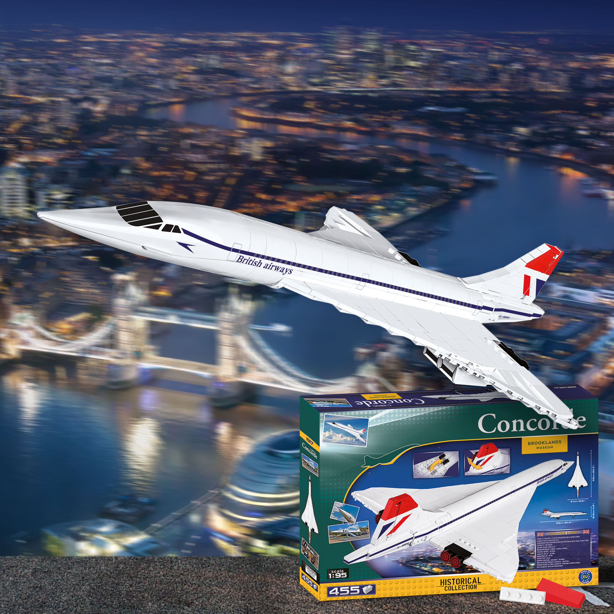 Concorde - Cobi Klemmbausteine