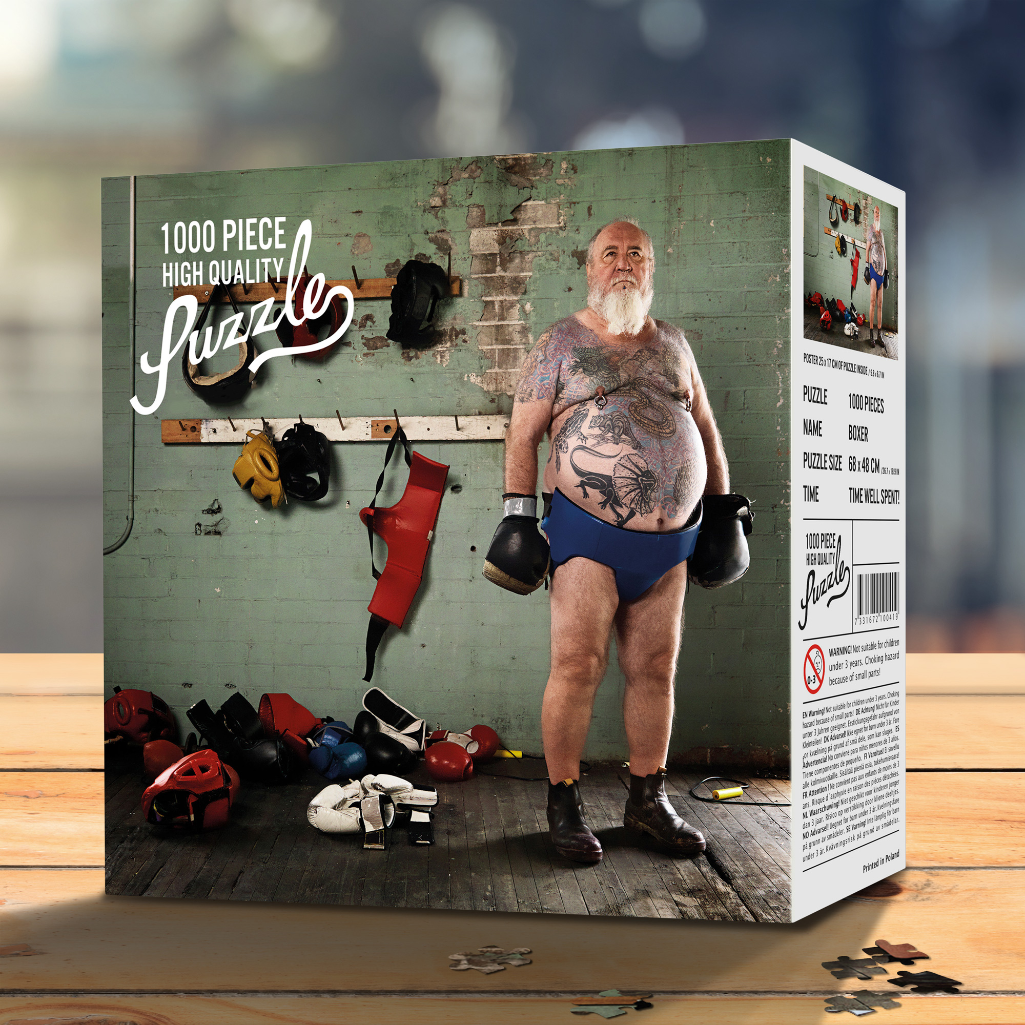 XXL Puzzle 1000-teilig - Boxer Motiv XXL Puzzle 1000-teilig - Boxer Motiv 5