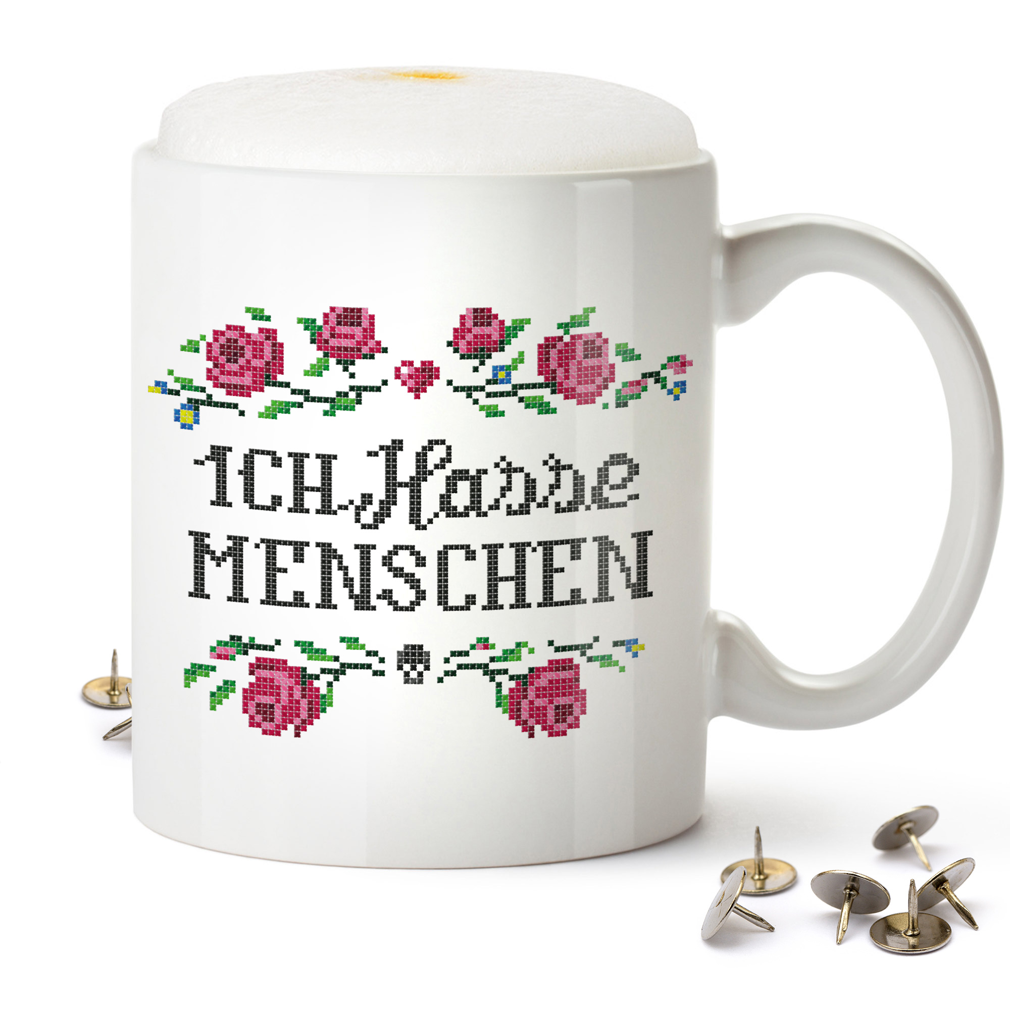 Ich hasse Menschen Tasse - Kaffeebecher