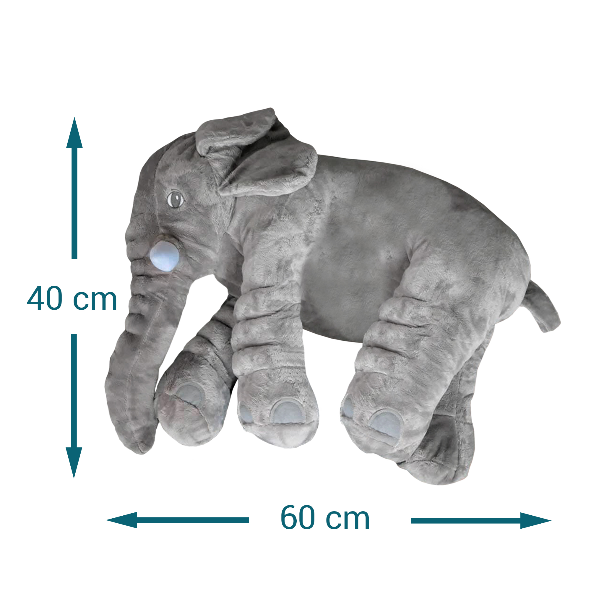 Y & D Baby Soft Plüsch Elefant Schlafkissen Gefüllte Kissen Tiere Elefant Baby Spielzeug Pals Kissen Spielzeug Für Kinder 
