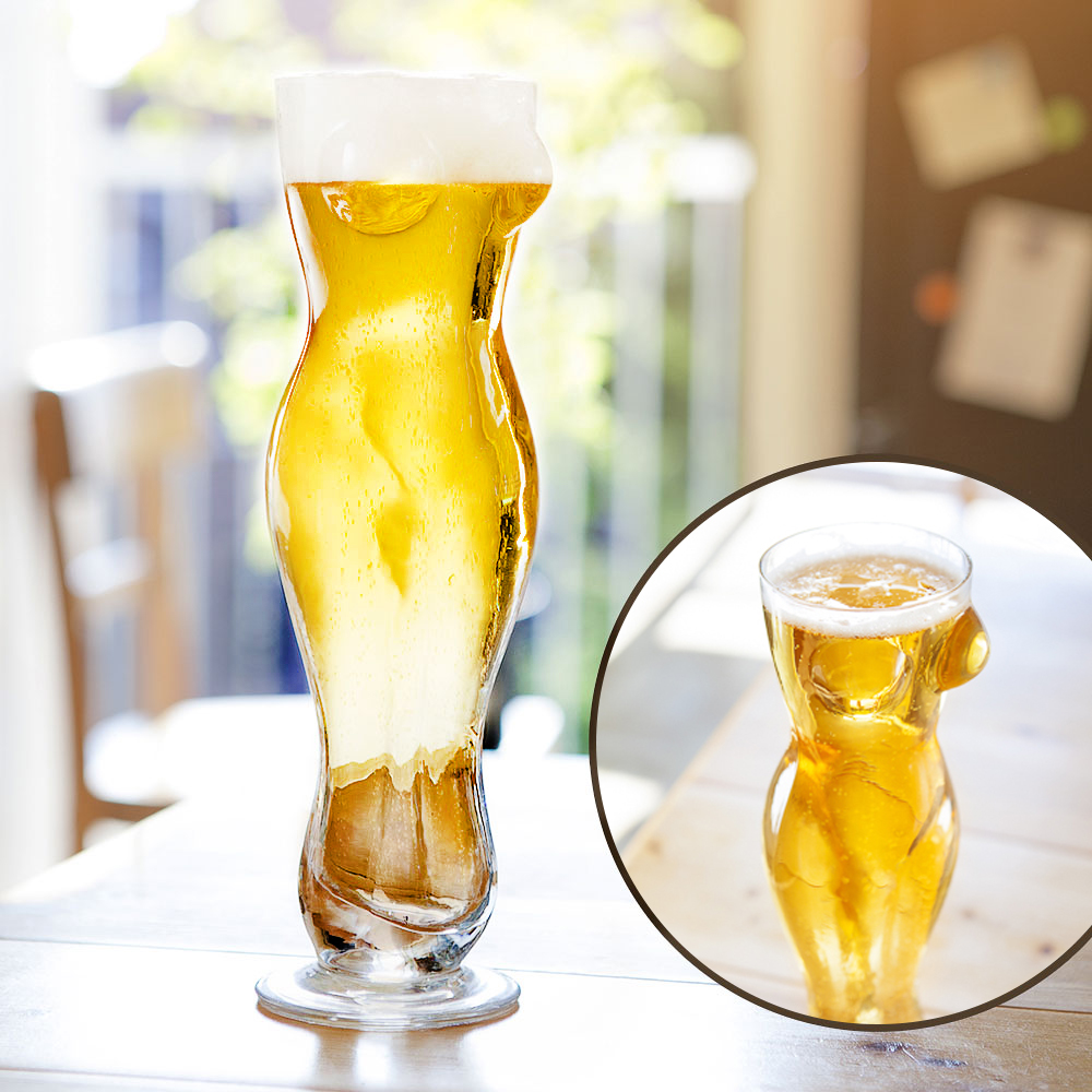 Erotisches Bierglas - Frauenkörper Erotisches Bierglas - Frauenkörper