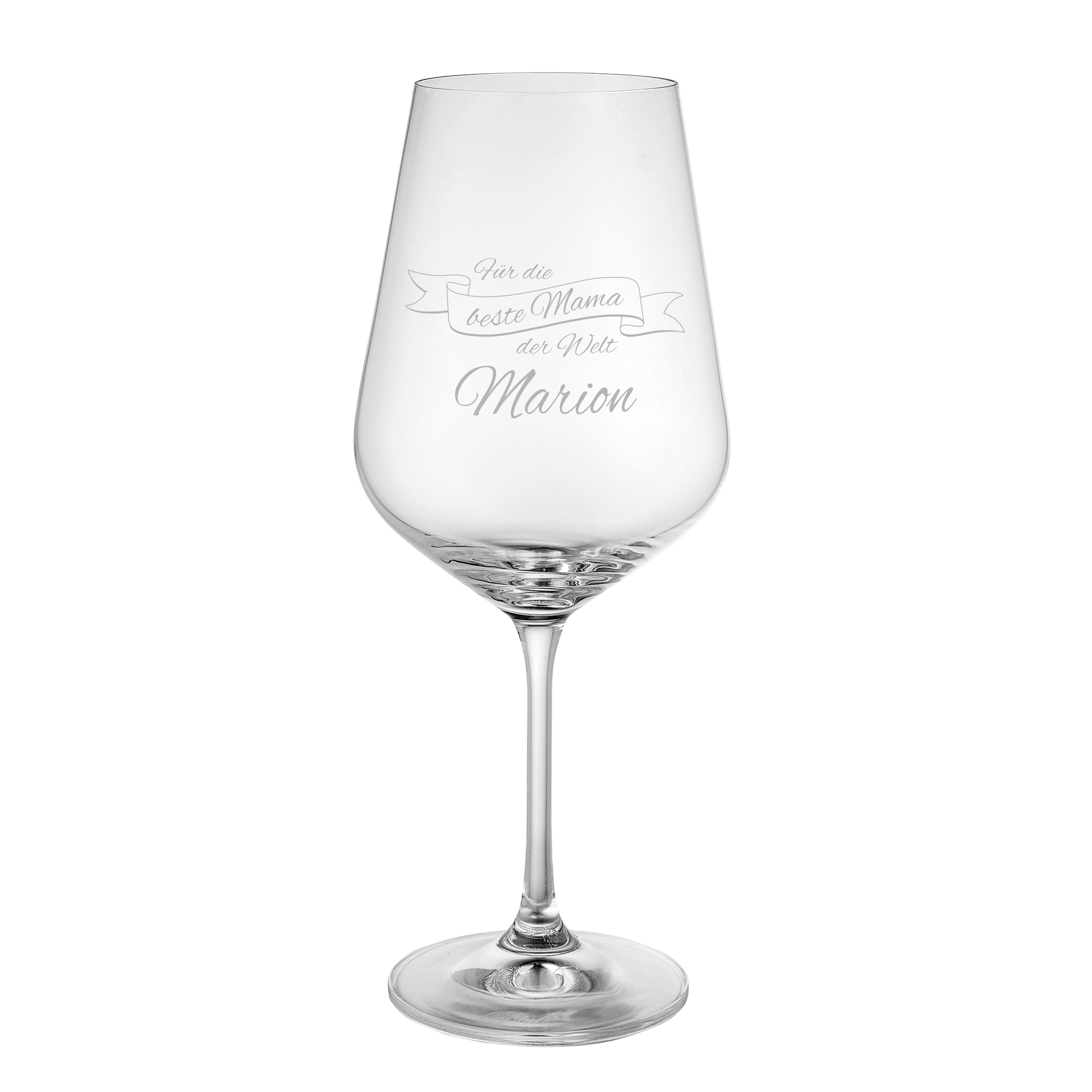 Weinglas - Beste Mama - Personalisiert
