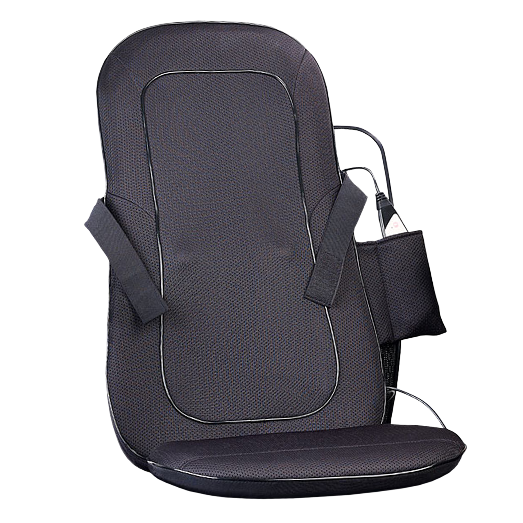 Massageauflage für Sessel, Massagematte für Autositz, beheizbare Sitzauflage Auto für Rückenmassage, Rücken Massagegerät mit Wärmefunktion