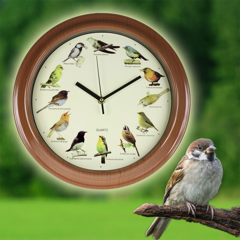 Motiv Uhr - Vogelgezwitscher Motiv Uhr - Vogelgezwitscher