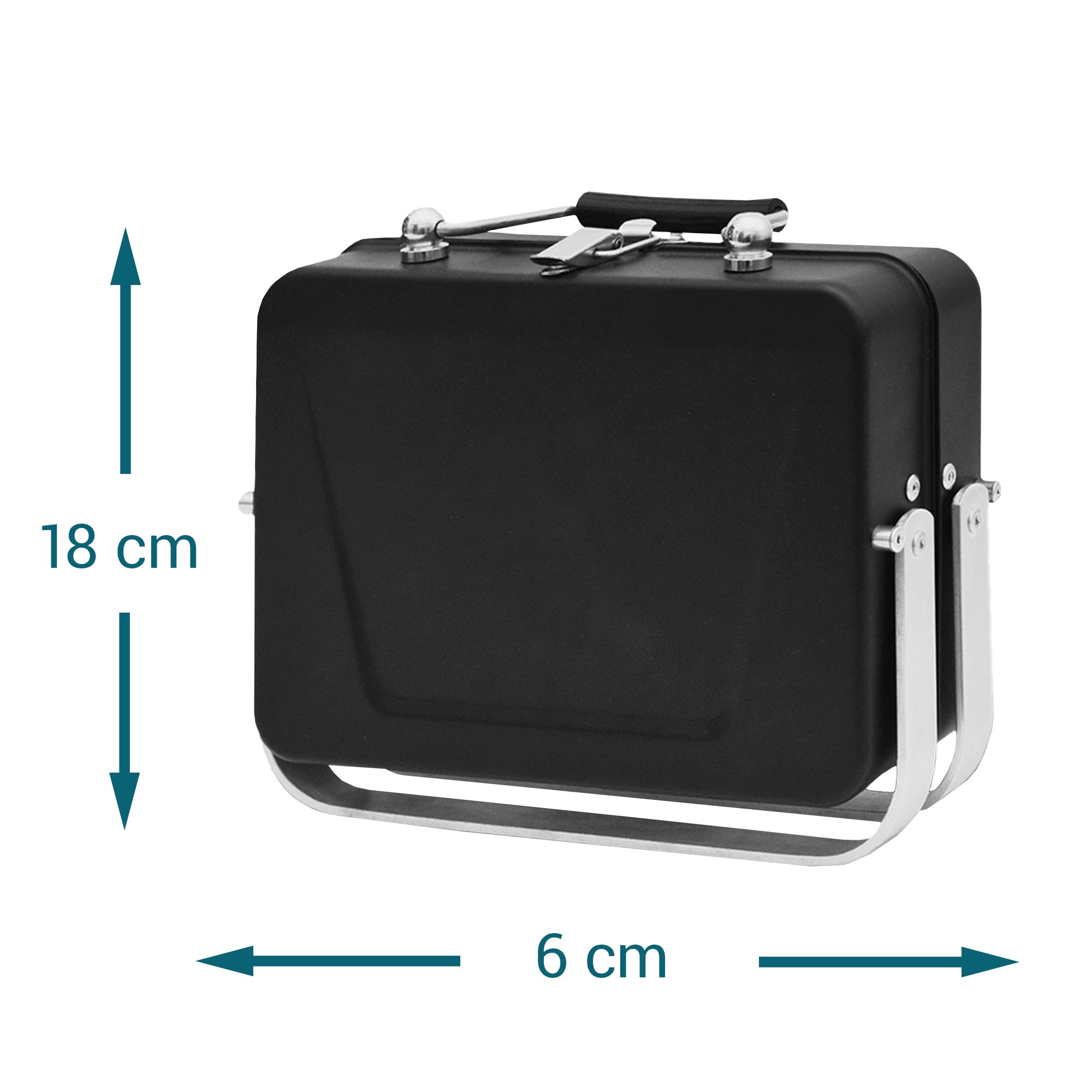 Kompakter Mini Grill - Holzkohlegrill im Koffer 4