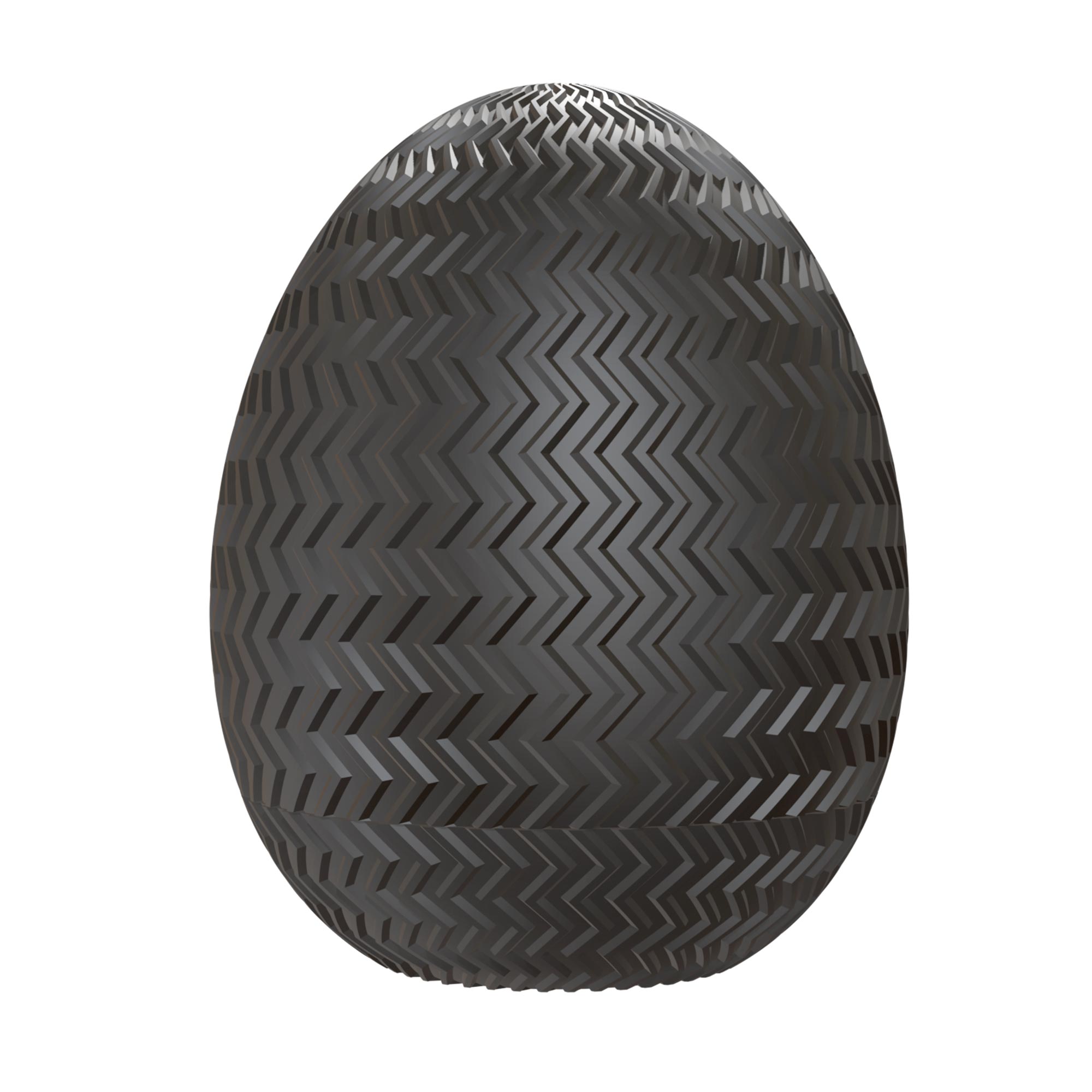 Labyrinthbox Ei in Schwarz – originelle Geschenkbox für Geld, Gutscheine & kleine Überraschungen