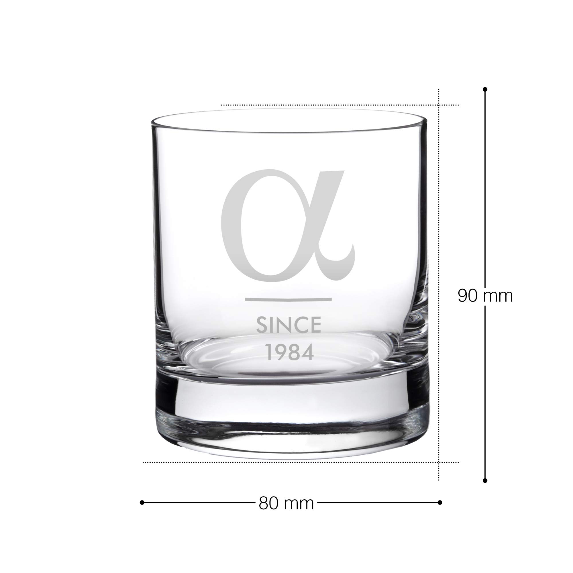 Graviertes Whiskyglas - Alpha - Personalisiert, Graviertes Whiskyglas - Alpha - Personalisiert, Whiskyglas gravieren, Personalisierte Geschenke, whisk