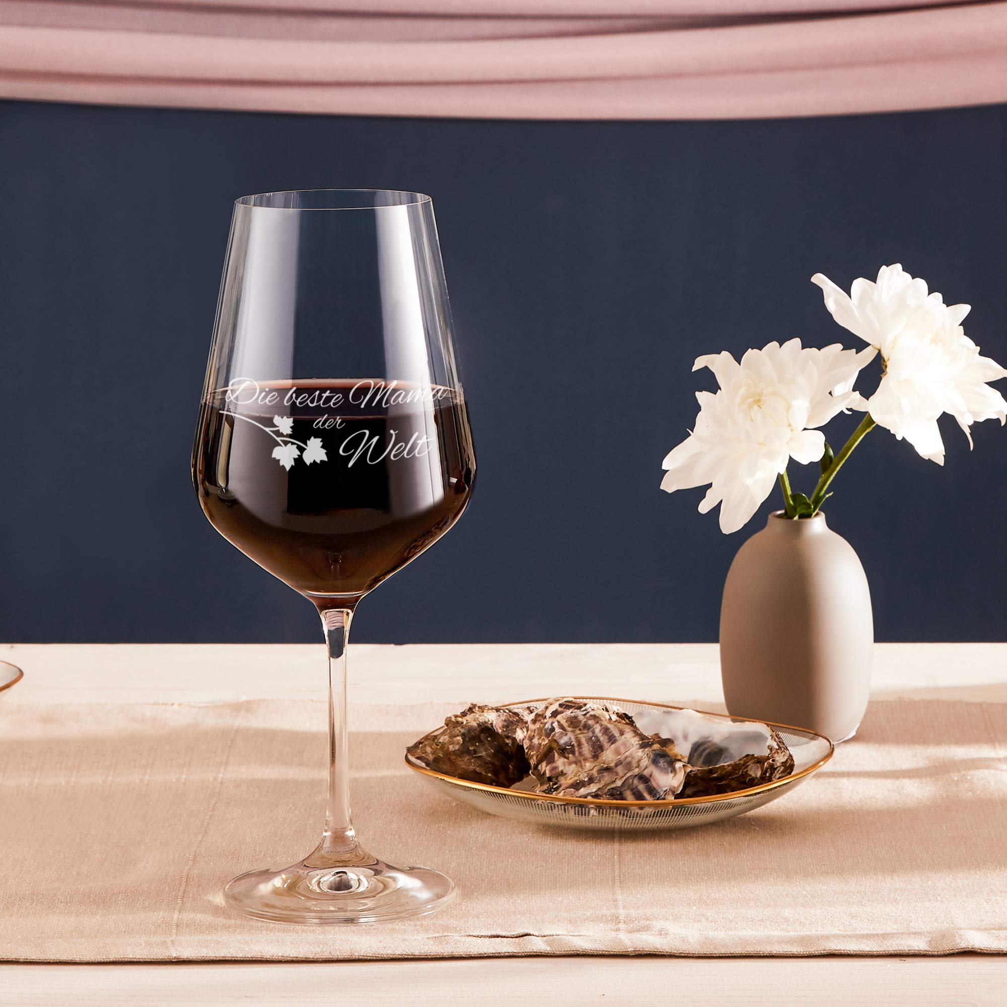 Graviertes Weißweinglas für Mama, Rotweinglas mit Gravur für Mütter, Wein Geschenk für Mama, Graviertes Muttertagsgeschenk, Weingeschenk zum Mutt