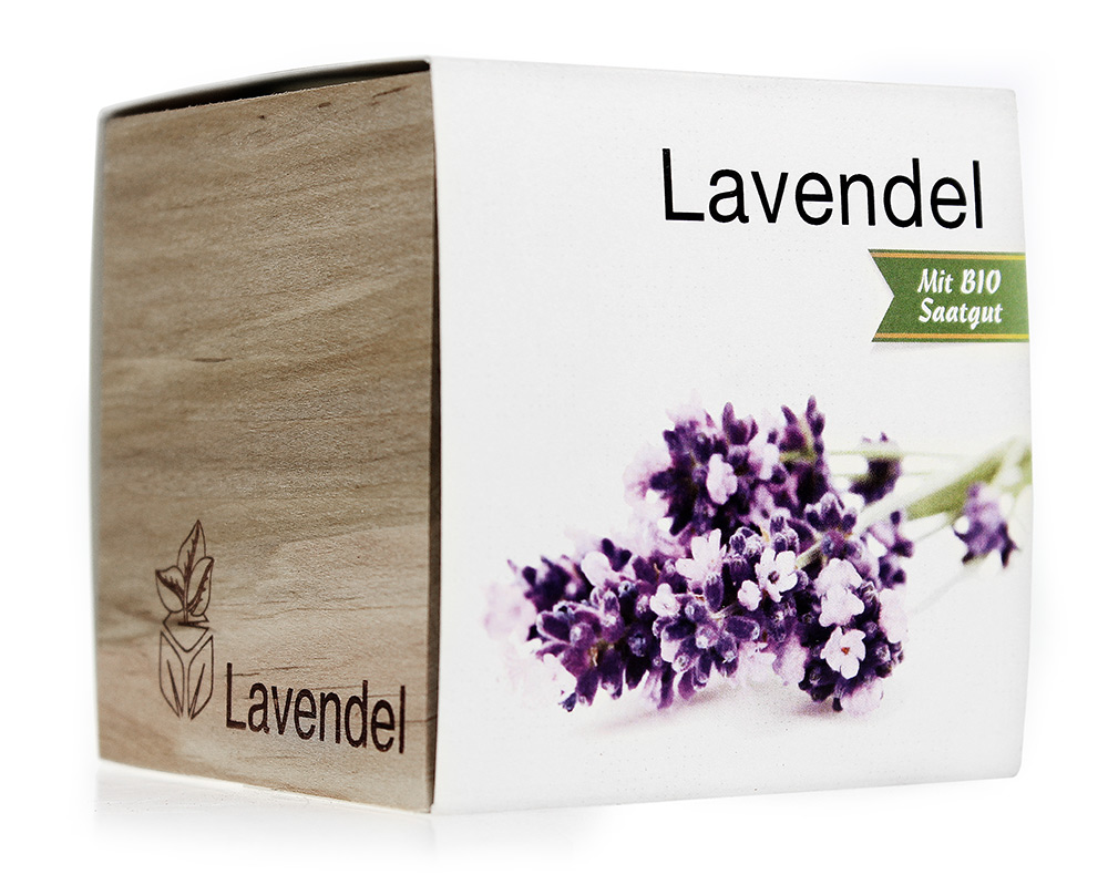 Eco Holzwürfel Lavendel