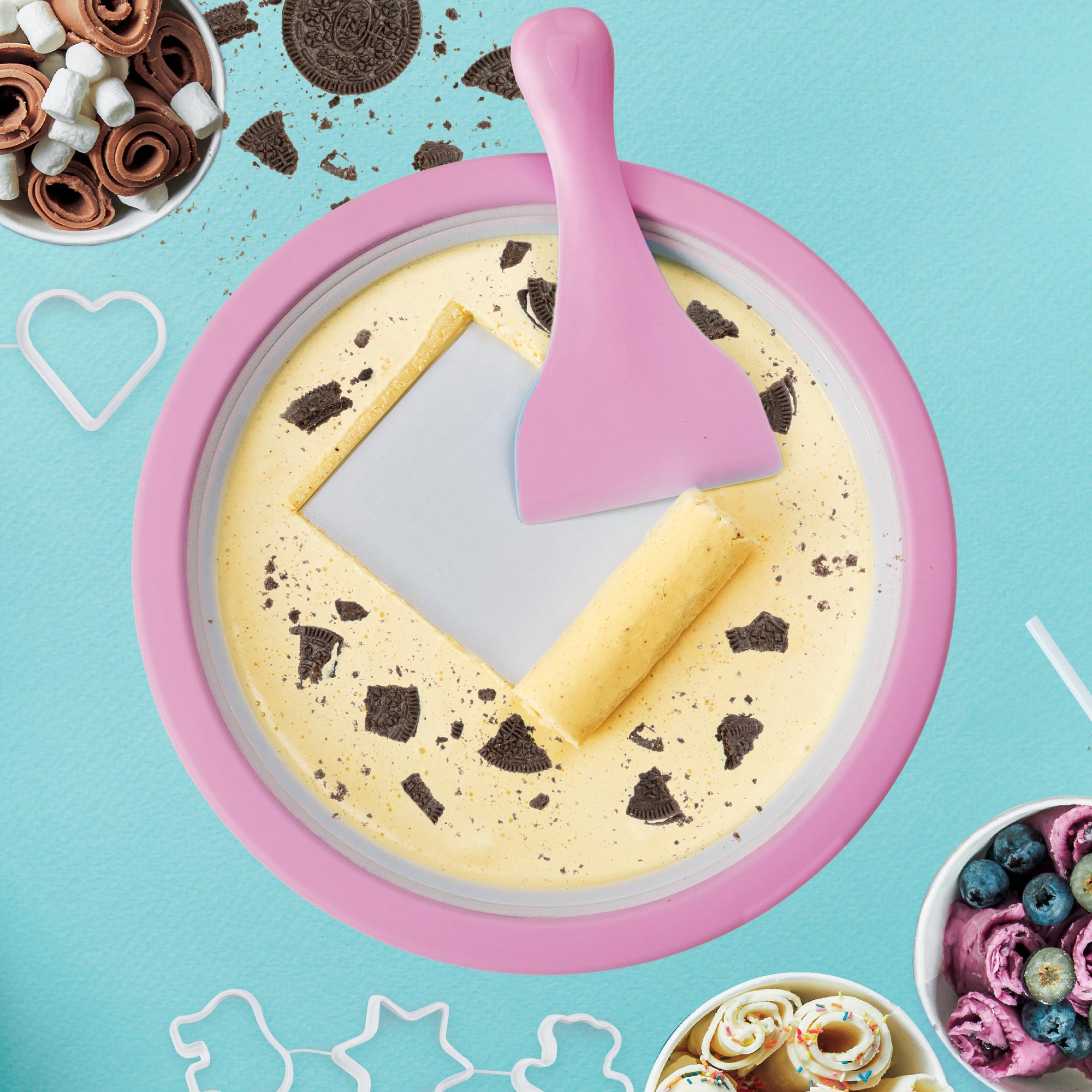 Roll Eis selber machen - Ice Rolls Maschine Roll Eis selber machen - Ice Rolls Maschine, Ice Rolls, Eiscreme selber machen, Geschenke für den Partner, Selbstgemachtes Eis