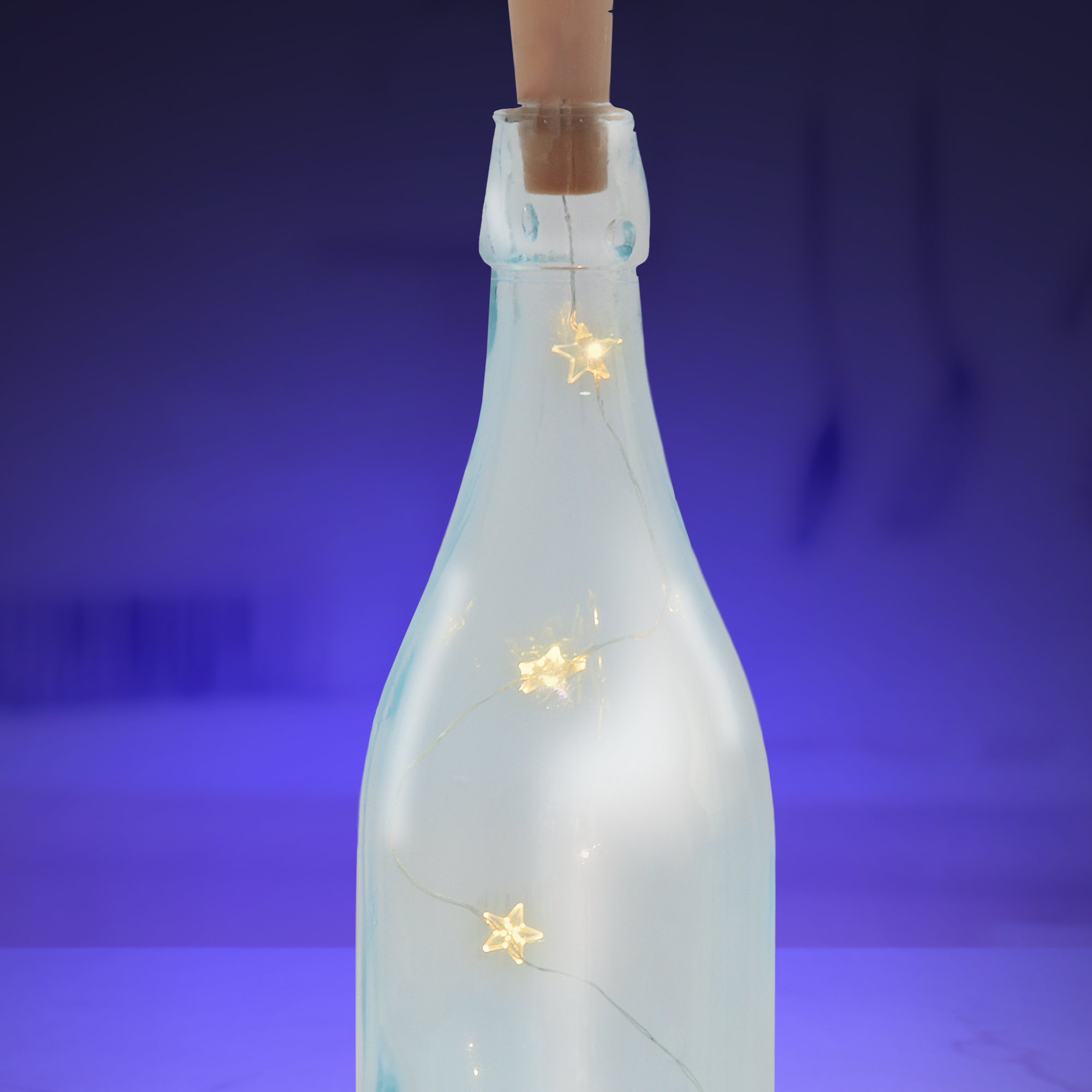 LED-Kette für Flaschen