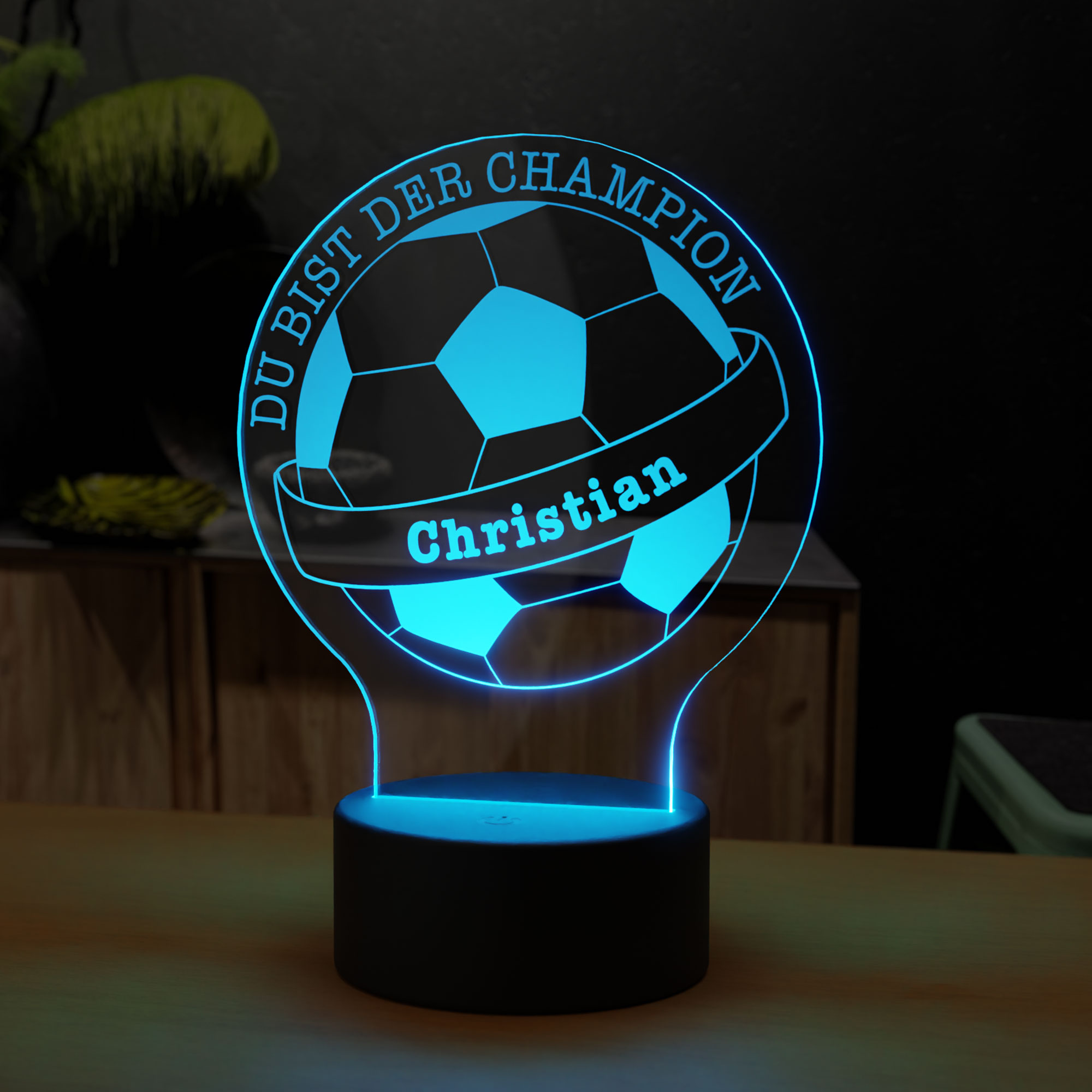 Plexiglas-LED Fußball