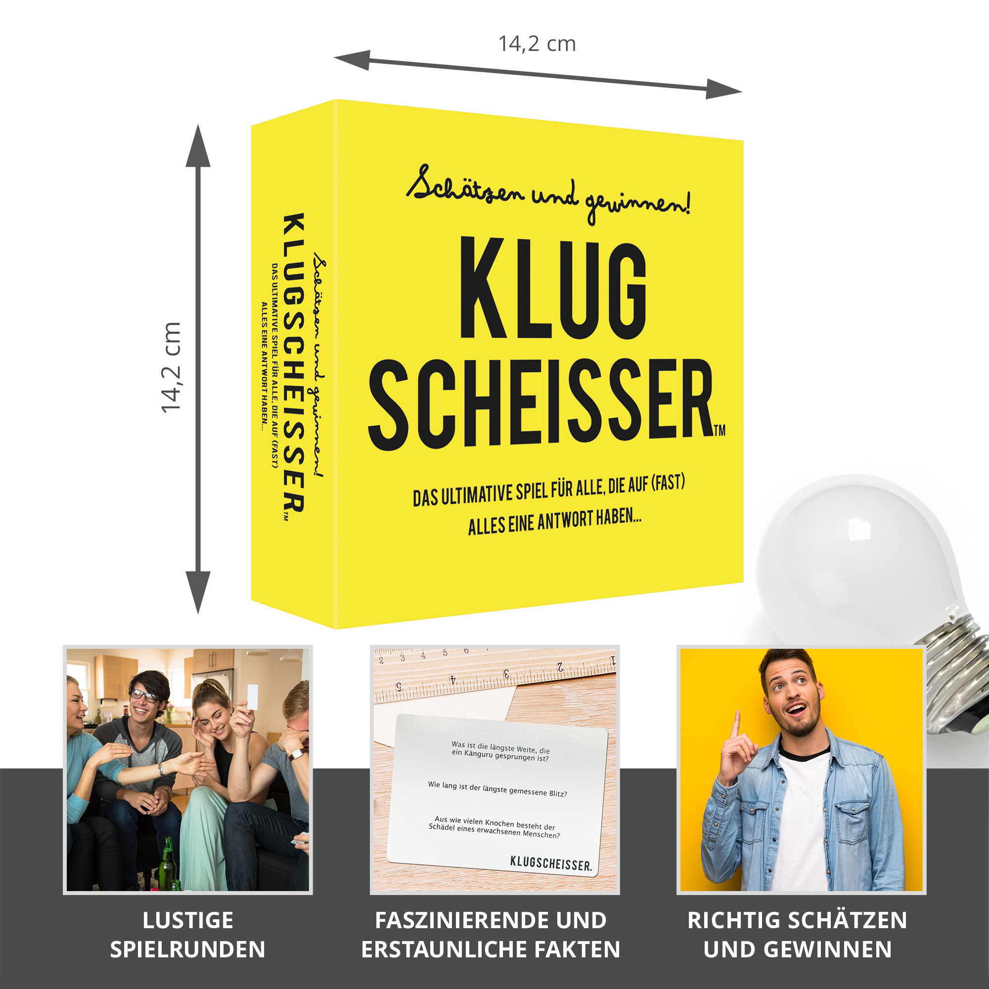 Klugscheisser Quiz Spiel - Schätzen und gewinnen