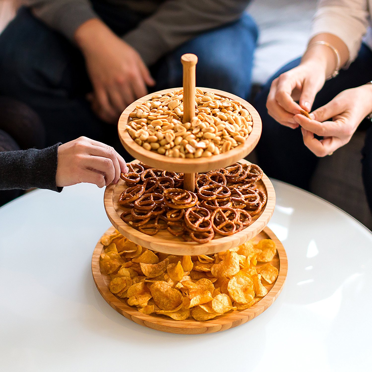 Servierplatte für Snacks - Etagere Servierplatte für Snacks - Etagere