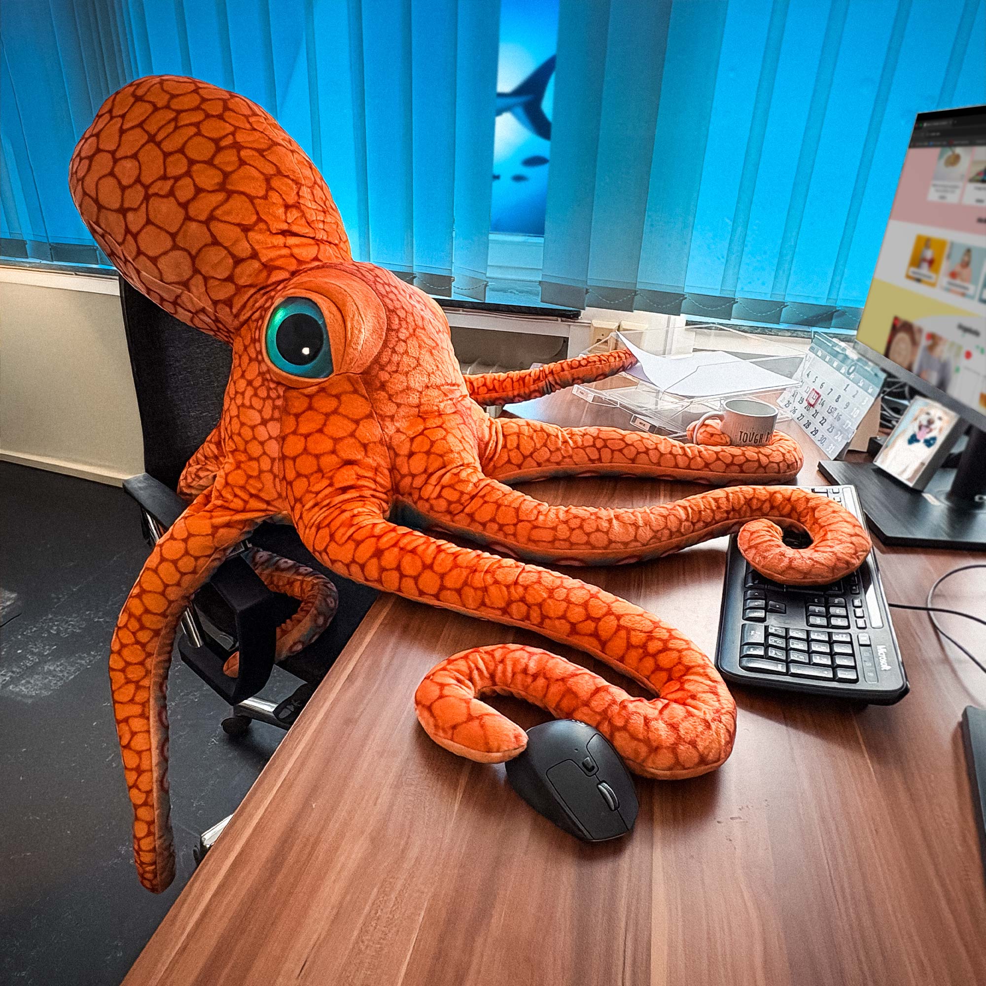 Riesen Oktopus - XXL Kuschelkissen Kraken