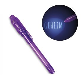 Agentenstift - Geheimschrift mit UV Lampe Agentenstift - Geheimschrift mit UV Lampe