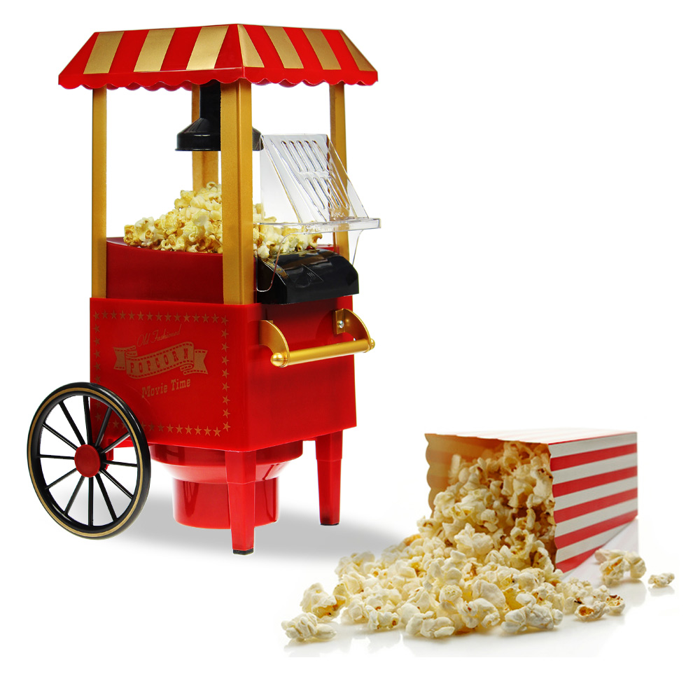 Popcornmaschine mit Rädern - Retro Design
