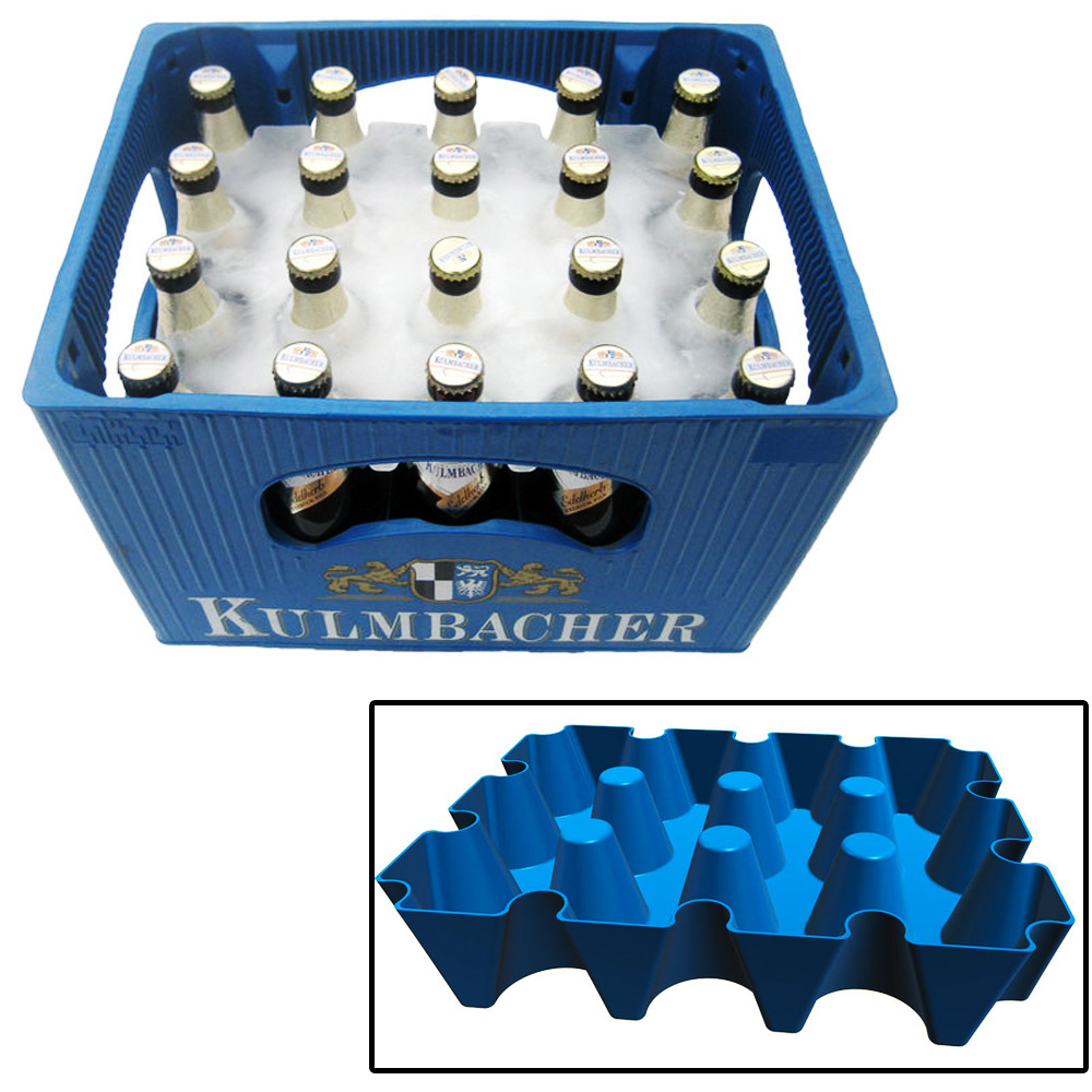 Bierkastenkühler Eisblock - 0,5 l Flaschen Bierkastenkühler Eisblock - 0,5 l Flaschen