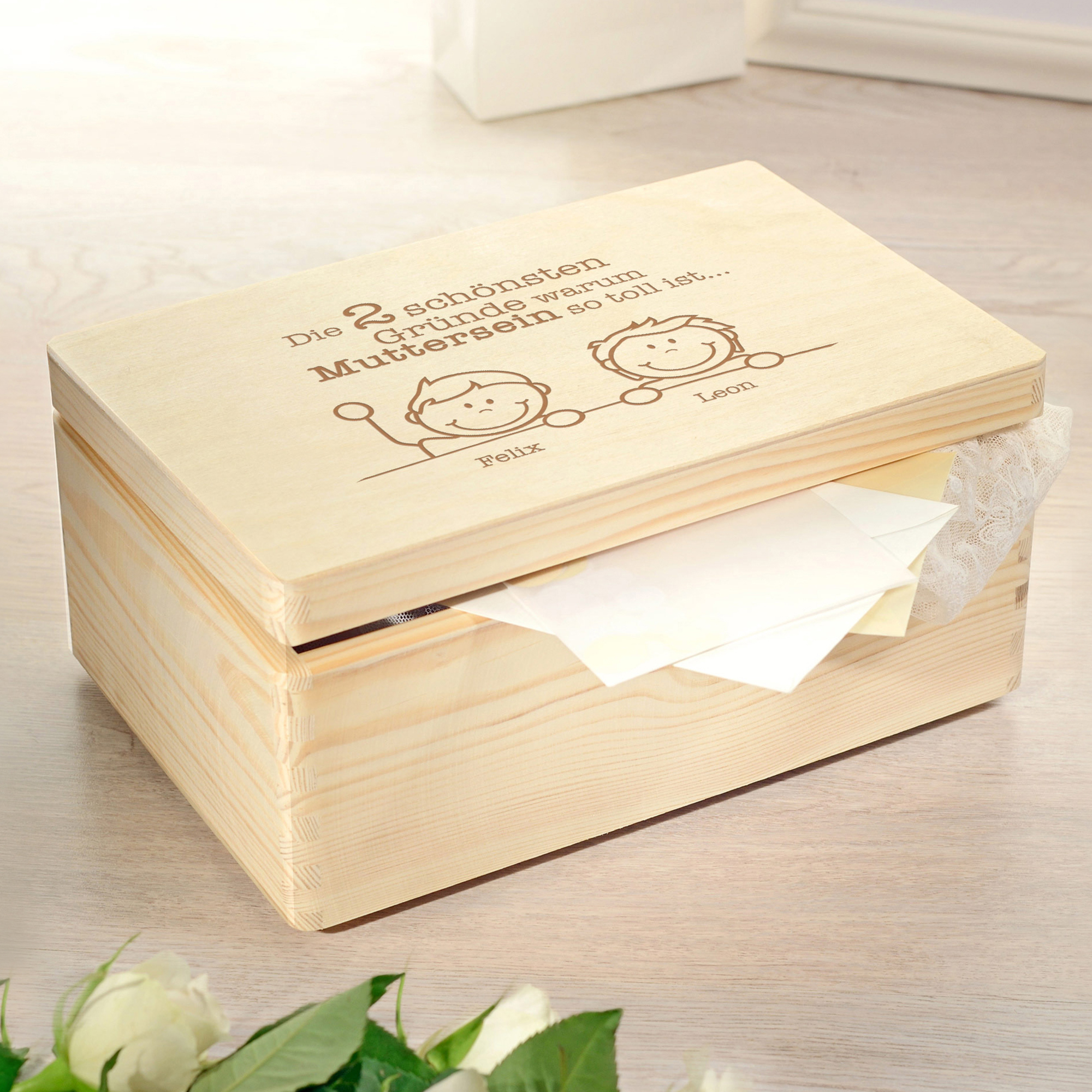Erinnerungsbox Muttersein - Personalisierte Memory Box 2