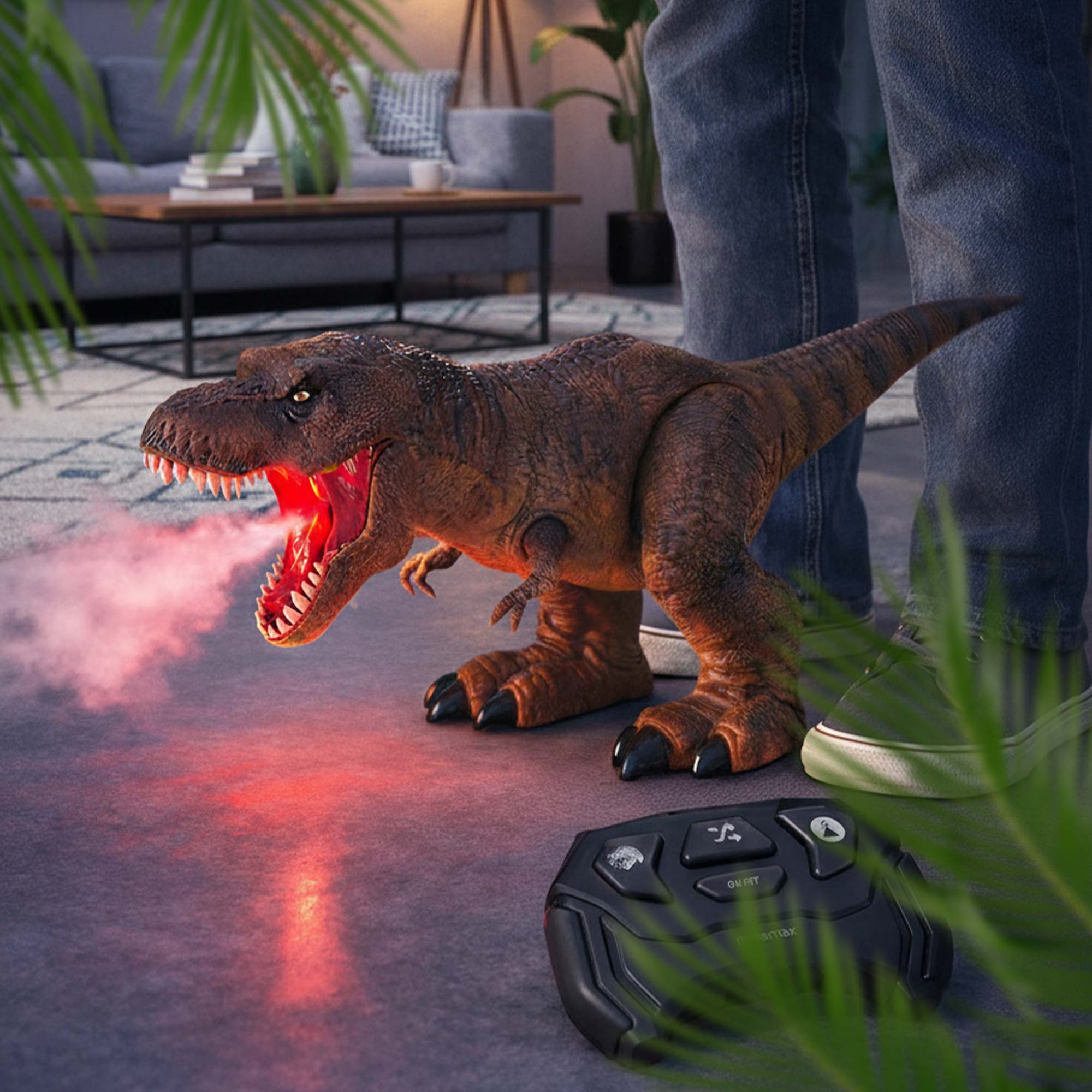 XXL Dinosaurier mit Fernsteuerung und Soundeffekt