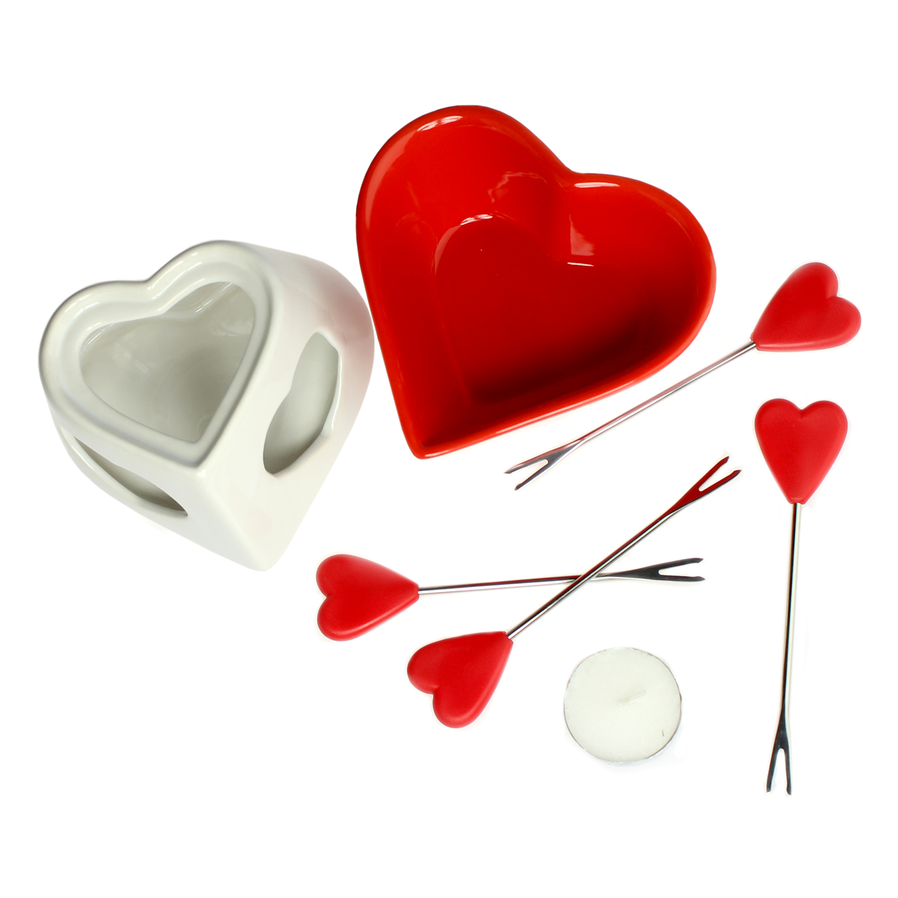 Mini-Schokofondue Set - Herz Mini-Schokofondue Set - Herz