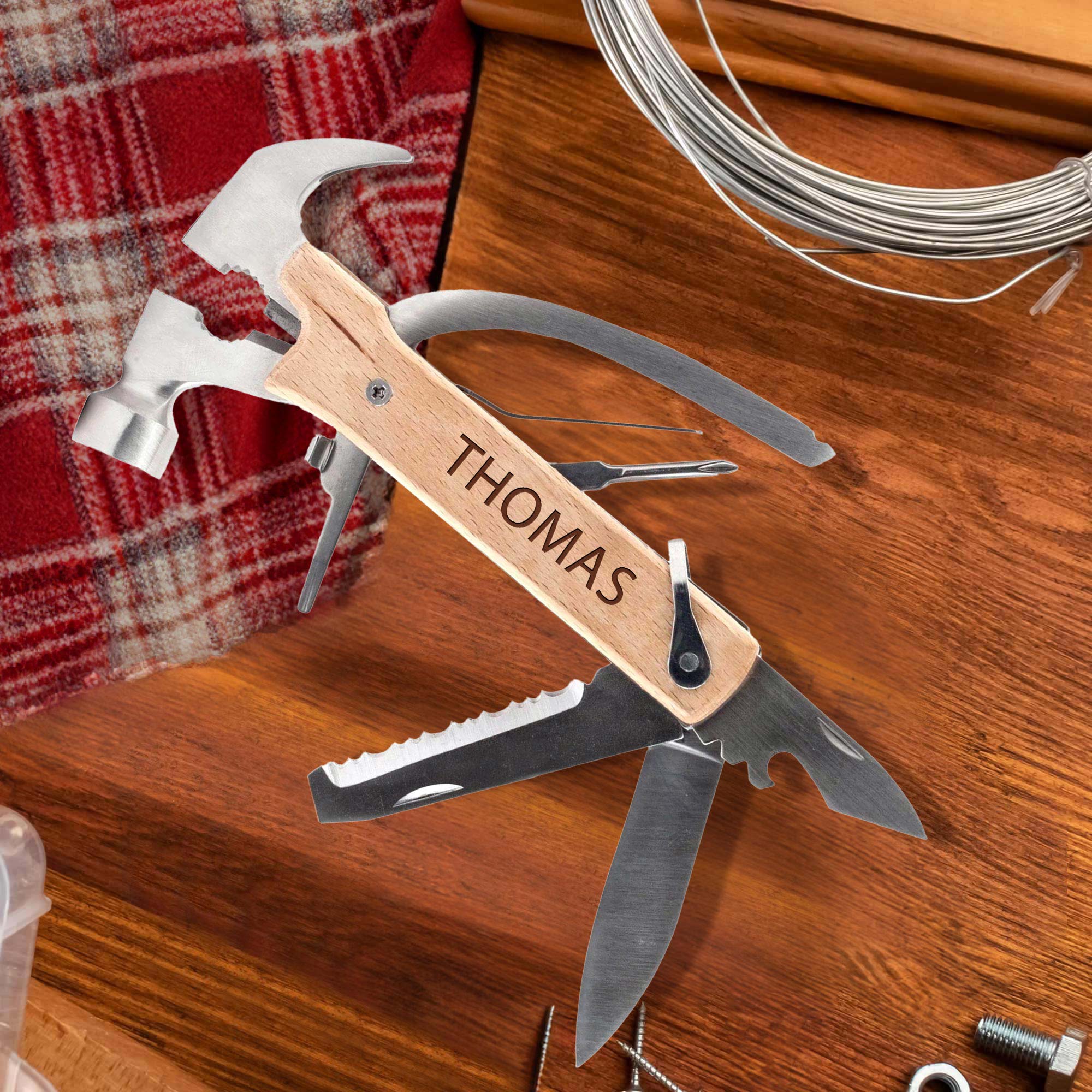 Multifunktionswerkzeug mit Hammer 10in1 - Name