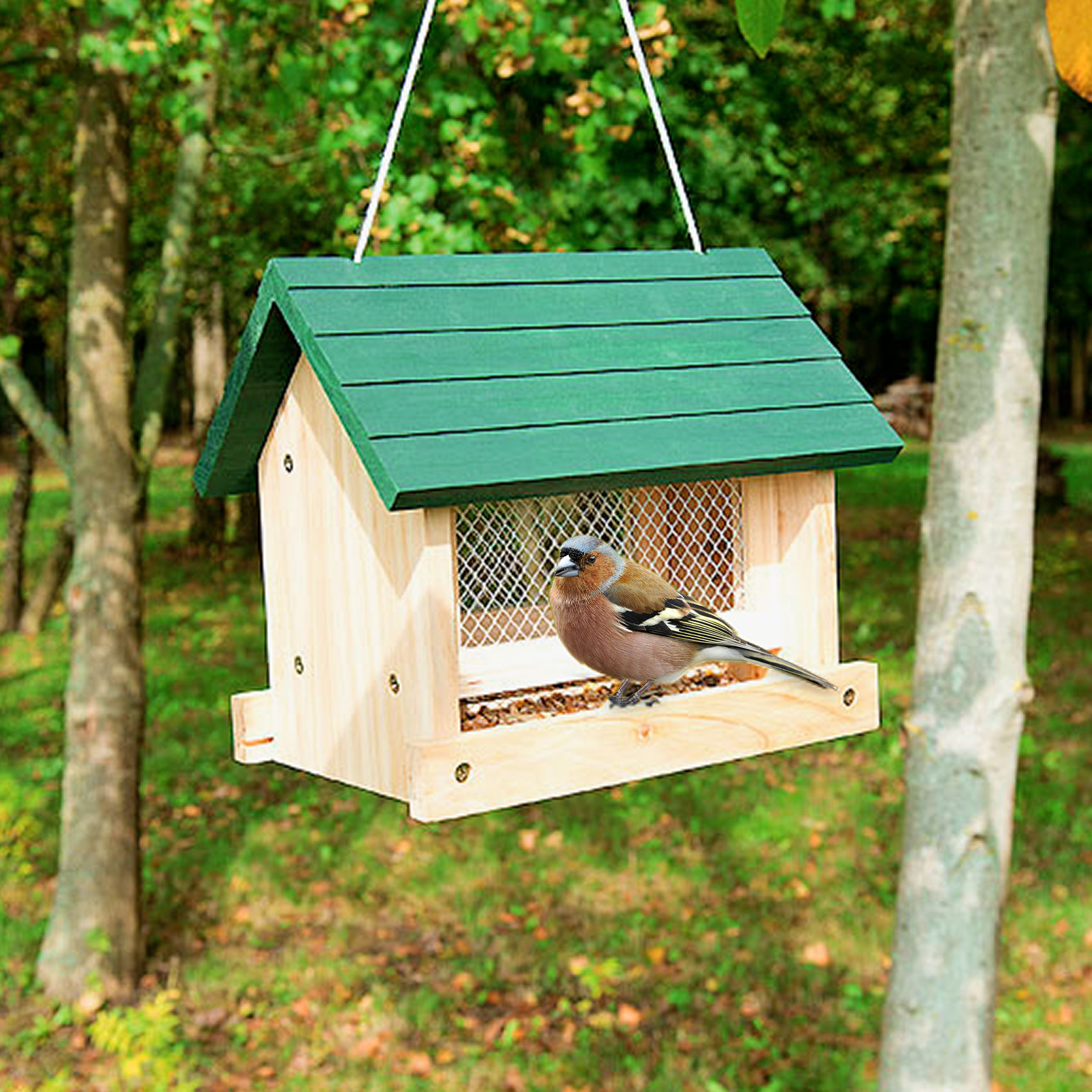 Vogelfutterhaus selber bauen - Bausatz Vogelfutterhaus selber bauen - Bausatz