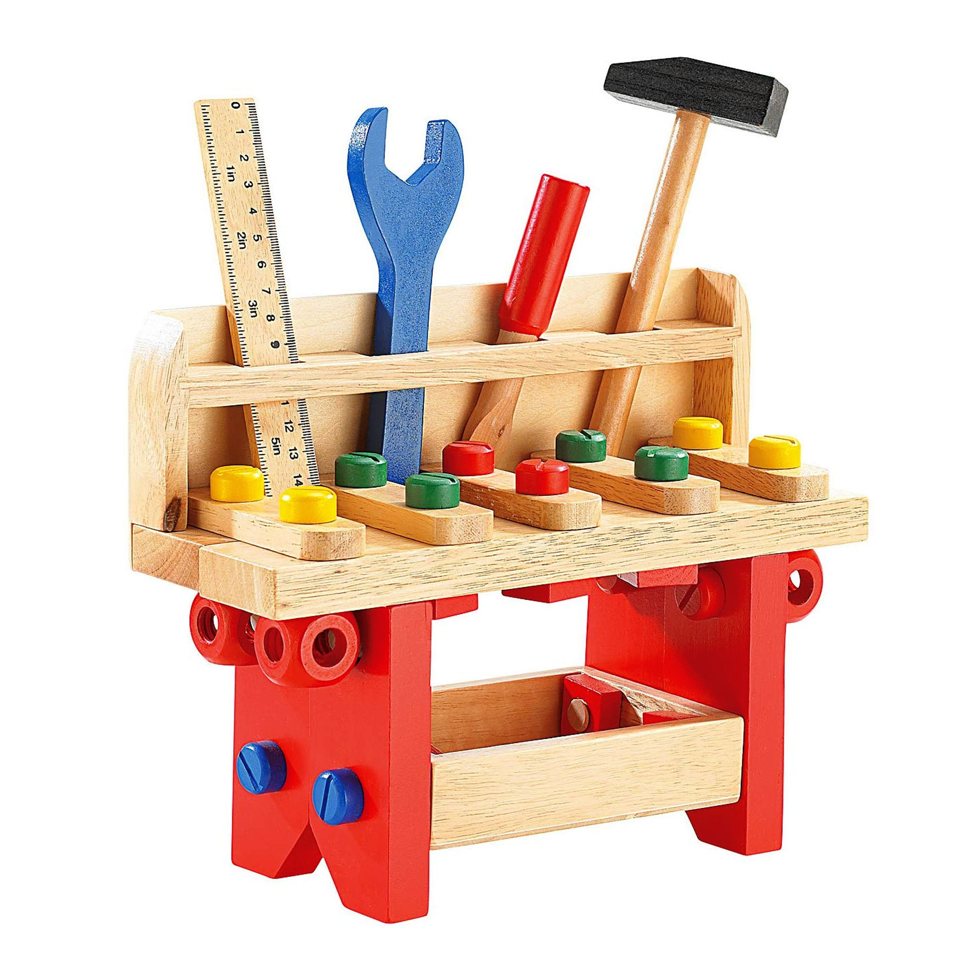 Kinder Spielzeug Werkstatt Werkzeugbank Kinderwerkbank Set 51-tlg